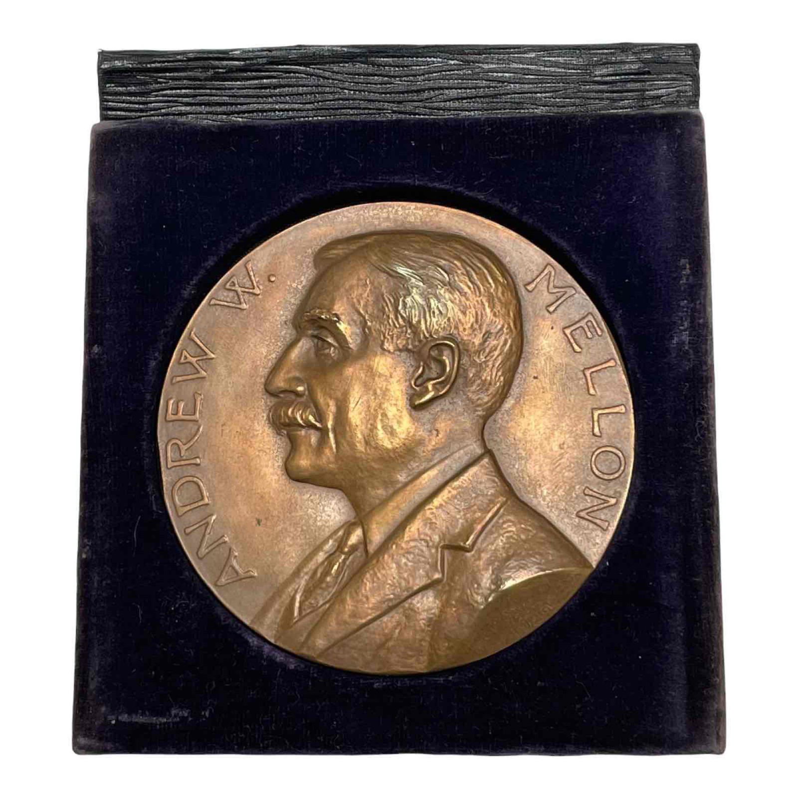 1921 Andrew W. Mellon Bronze Medallion Coin (1 of 15)