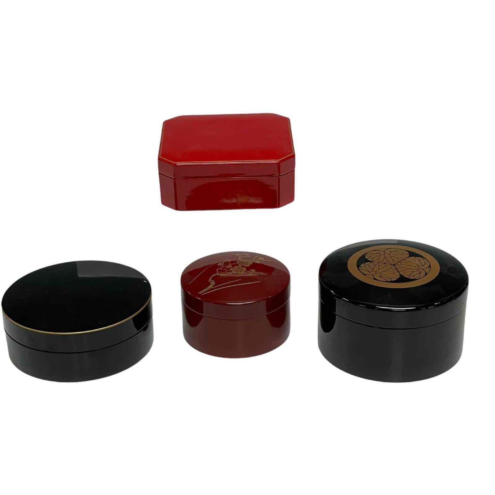 Four Sets of 20th c.  Lacquered Drink Coasters (1 of 13)