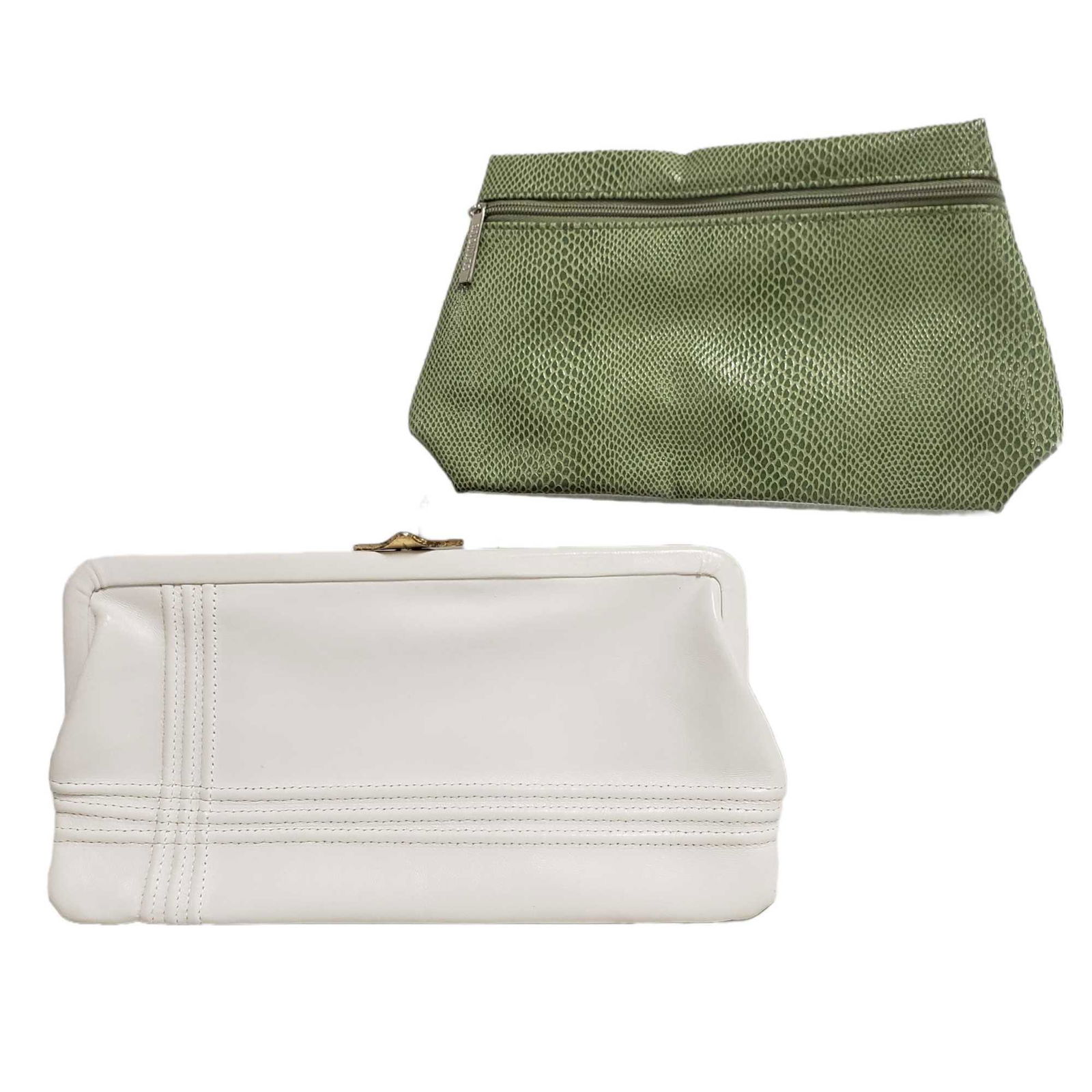 Two Ladies Leather Fashion Clutch Purses (1 of 16)