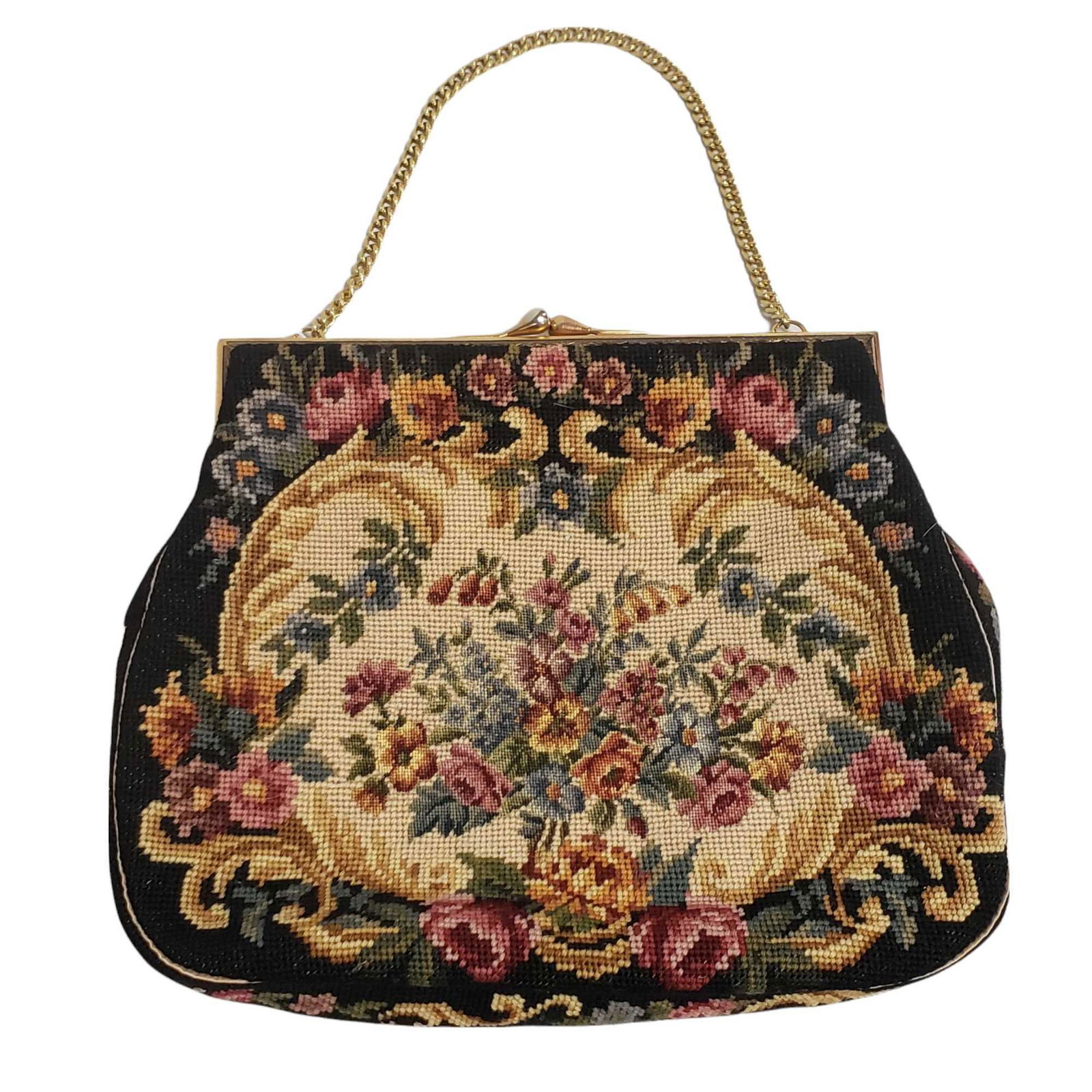 Textile Tapestry Ladies Evening Dress Handbag (1 of 11)
