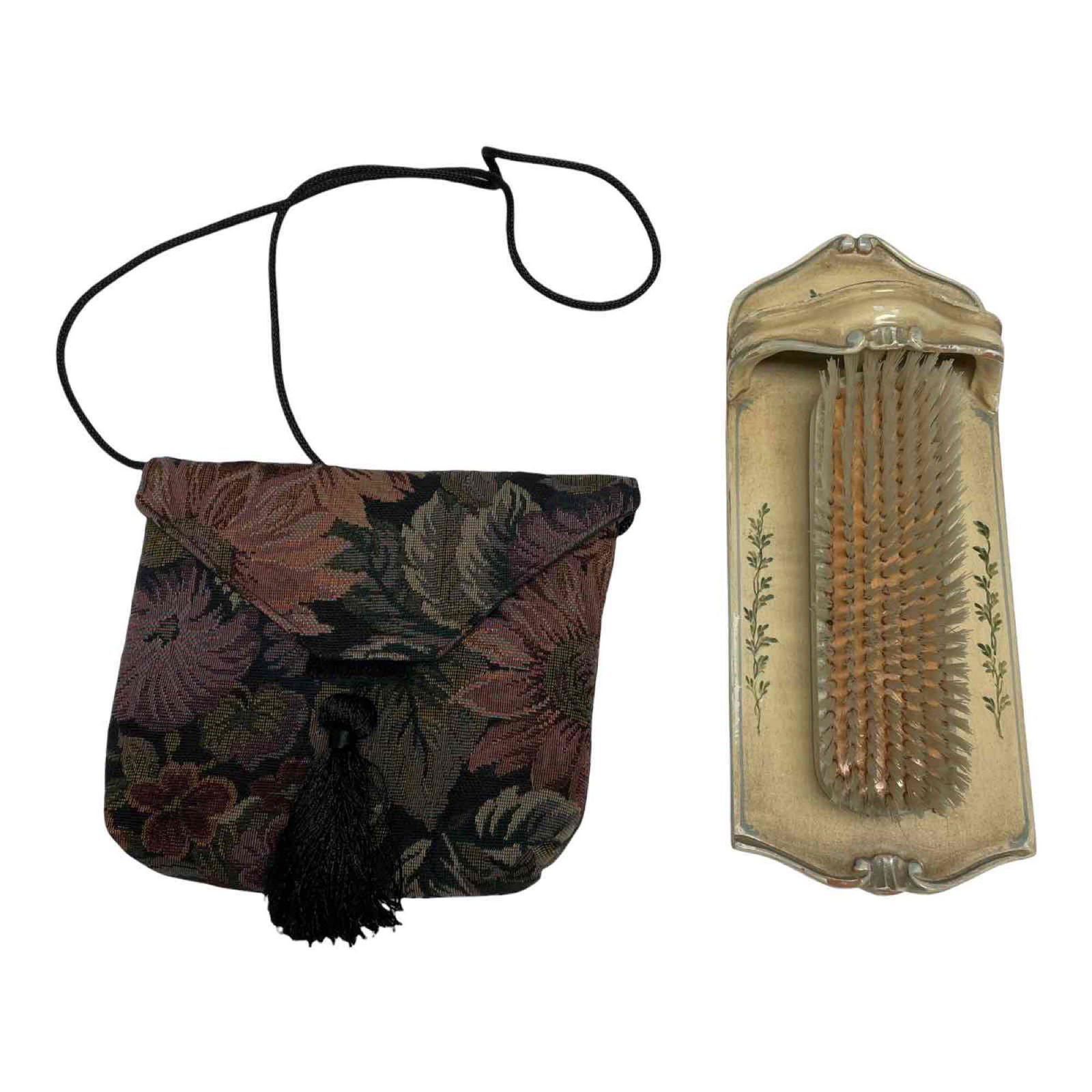 Ladies Handbag and Italian Mid Century Brush Set (1 of 16)