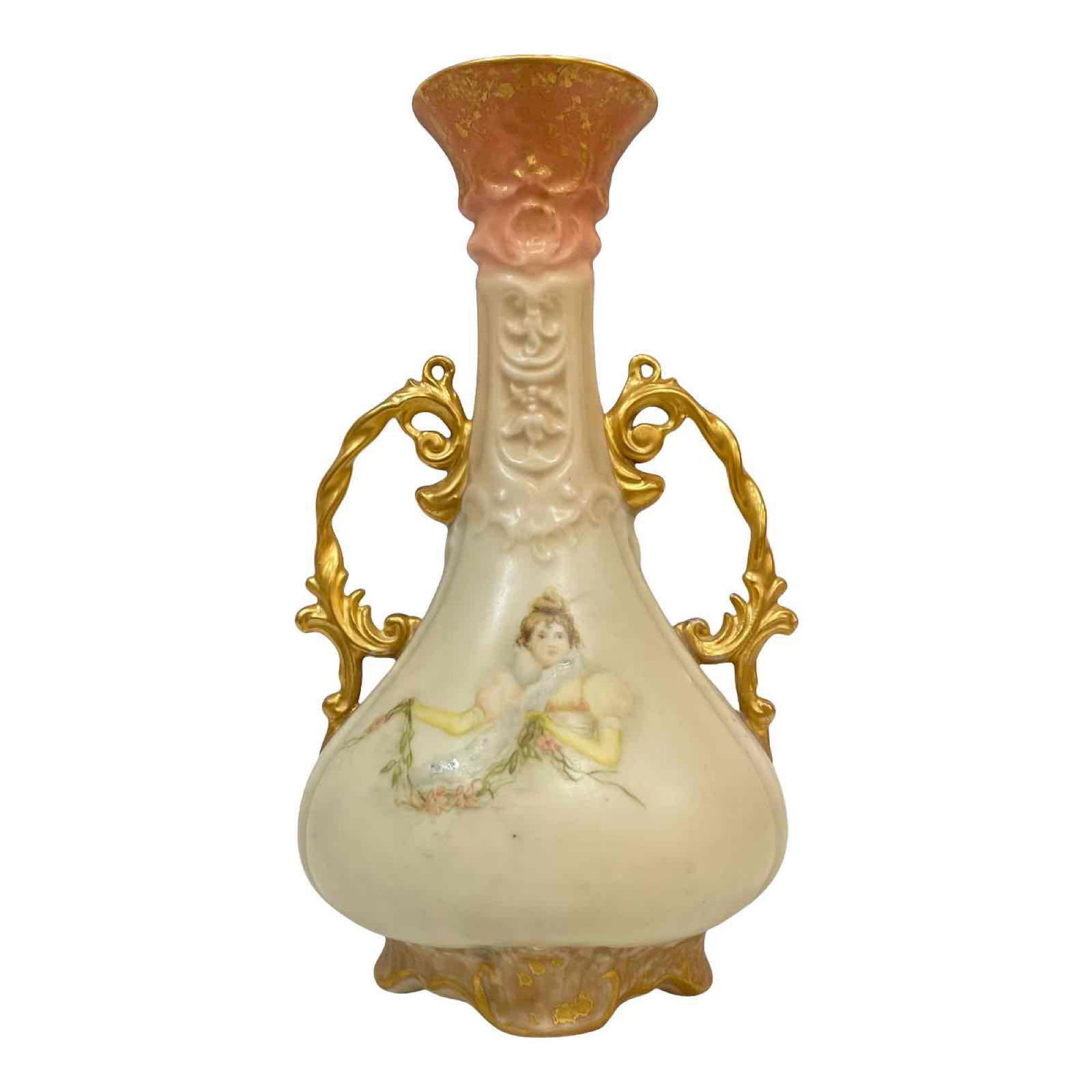 Antique Austrian / German Porcelain Vase (1 of 15)