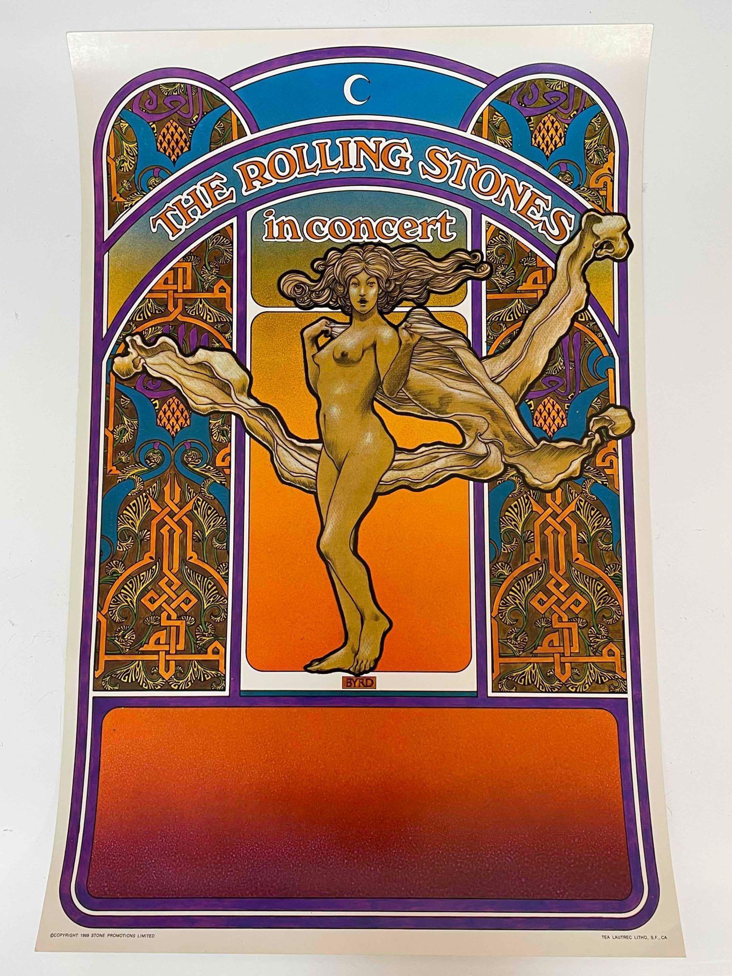 1969 The Rolling Stones Poster Artist David Edward Byrd (1 of 15)