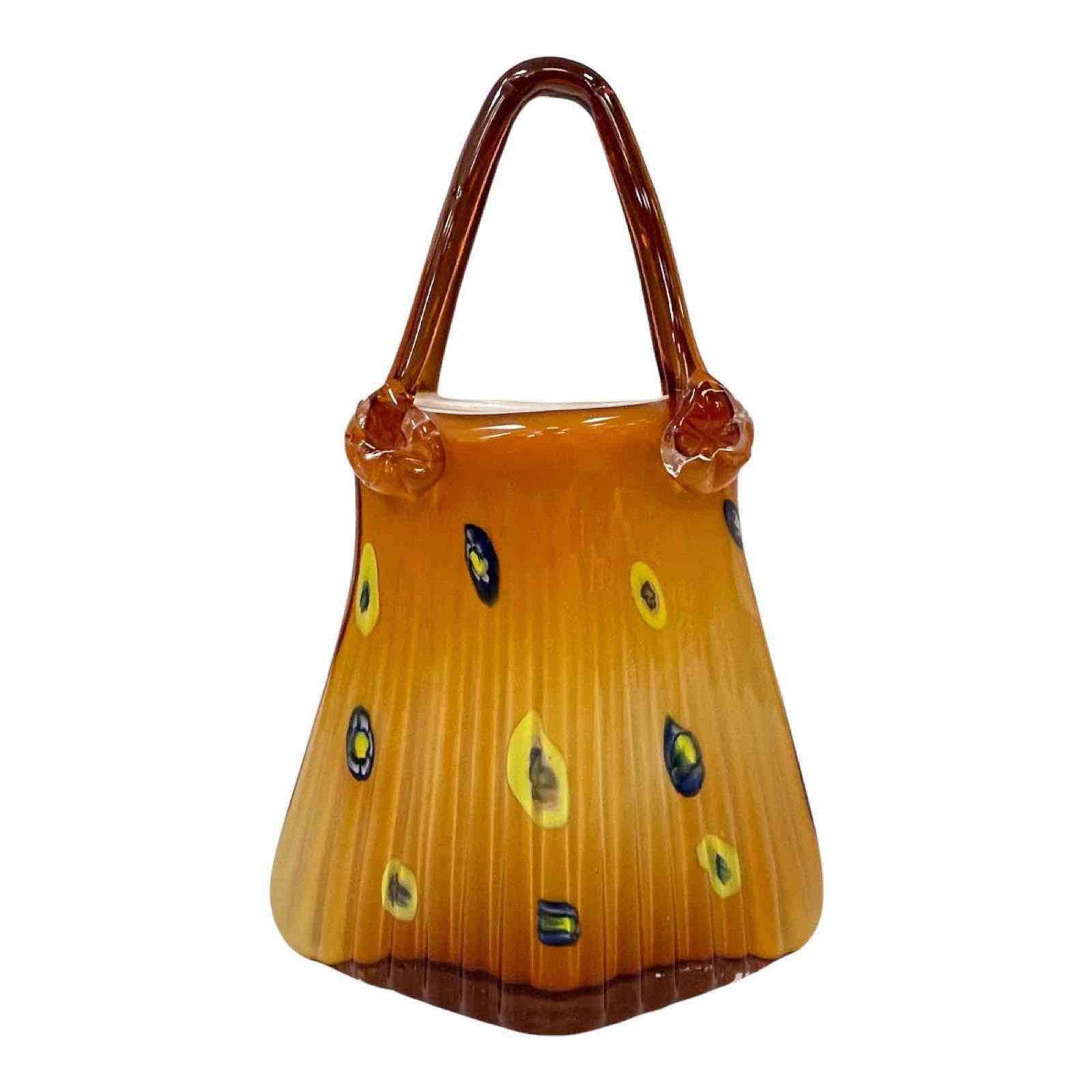 Contemporary Art Glass Handbag Sculpture (1 of 16)