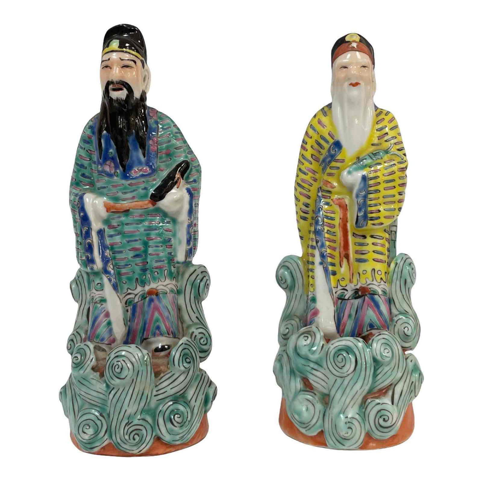Pair of Chinese Porcelain Figurines (1 of 18)
