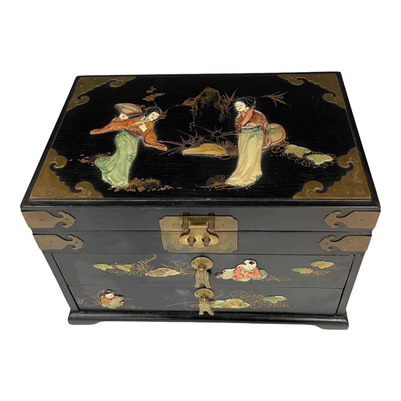 Vintage Shibayama Jewelry Box (1 of 15)