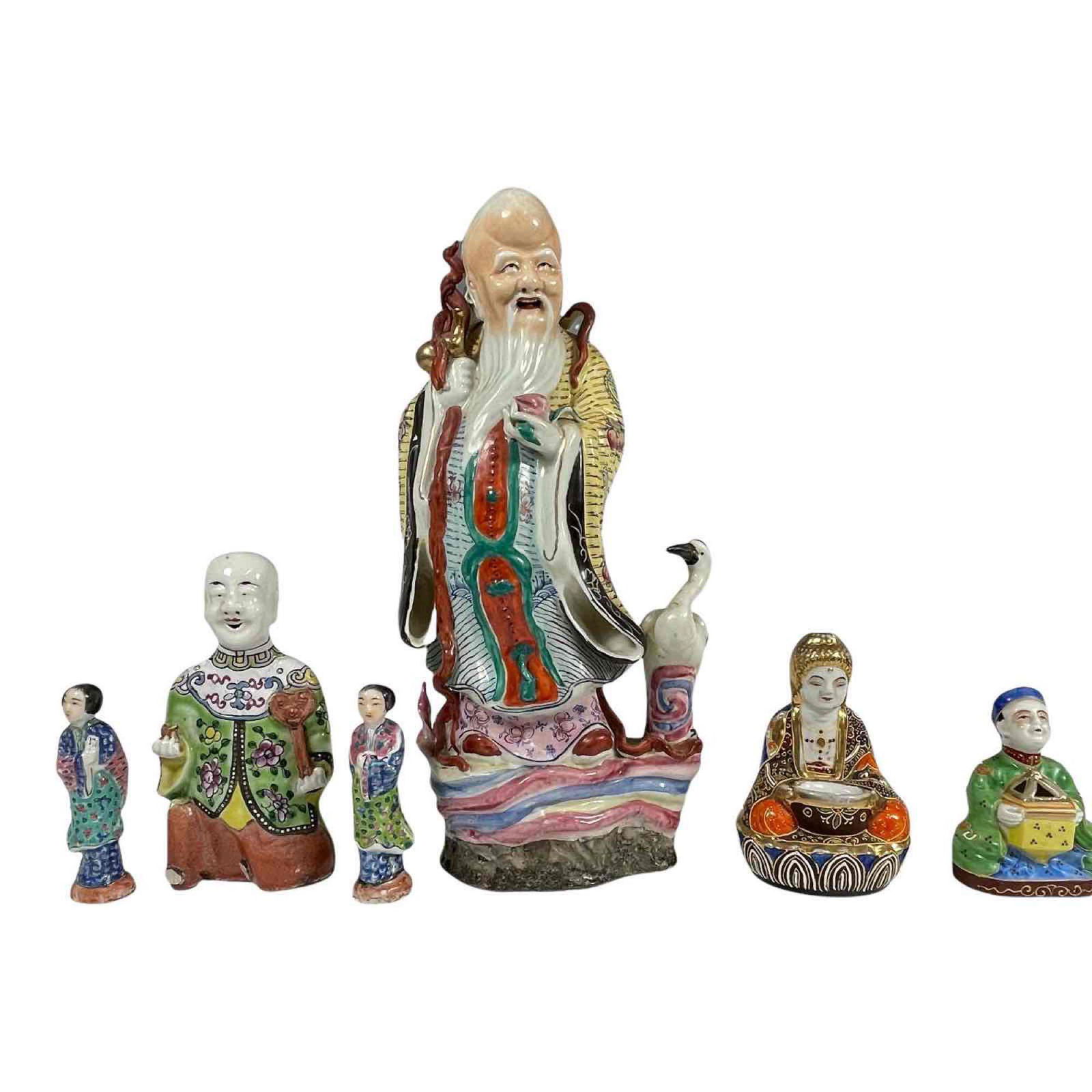 Group of Asian Porcelain Figures (1 of 20)