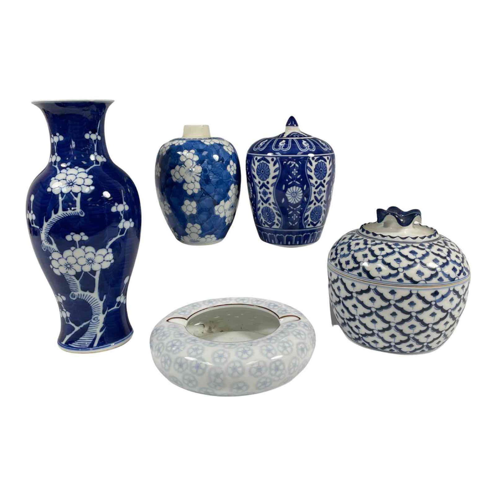 Group of Asian Blue and White Porcelain (1 of 19)