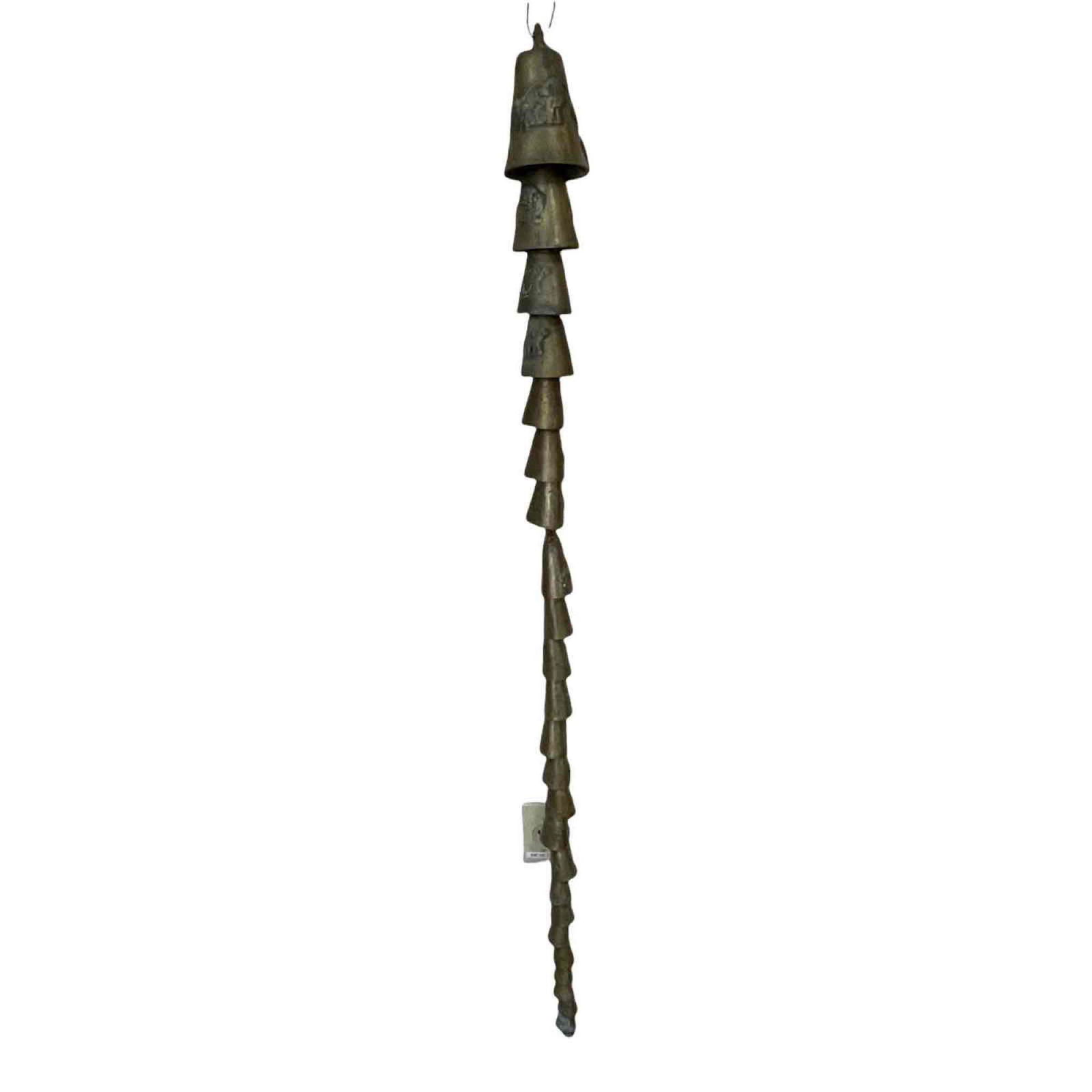 Graduated Brass Camel Bells - Hanging Rain Bells (1 of 10)