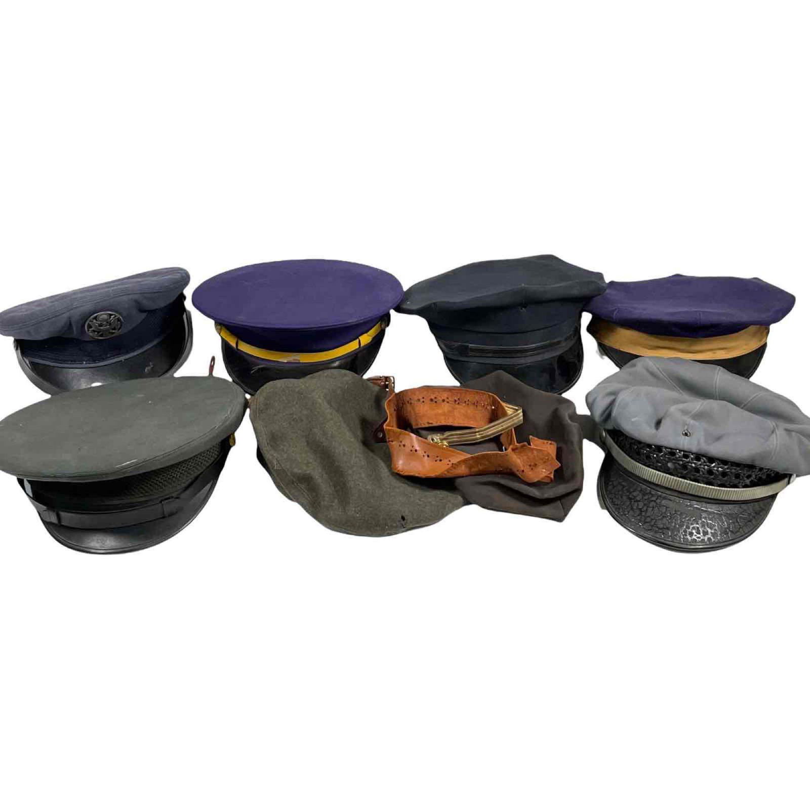 Military And Fire Chief Vintage Hats (6) - Mar 27, 2022 | Premier Auction  Galleries In Oh