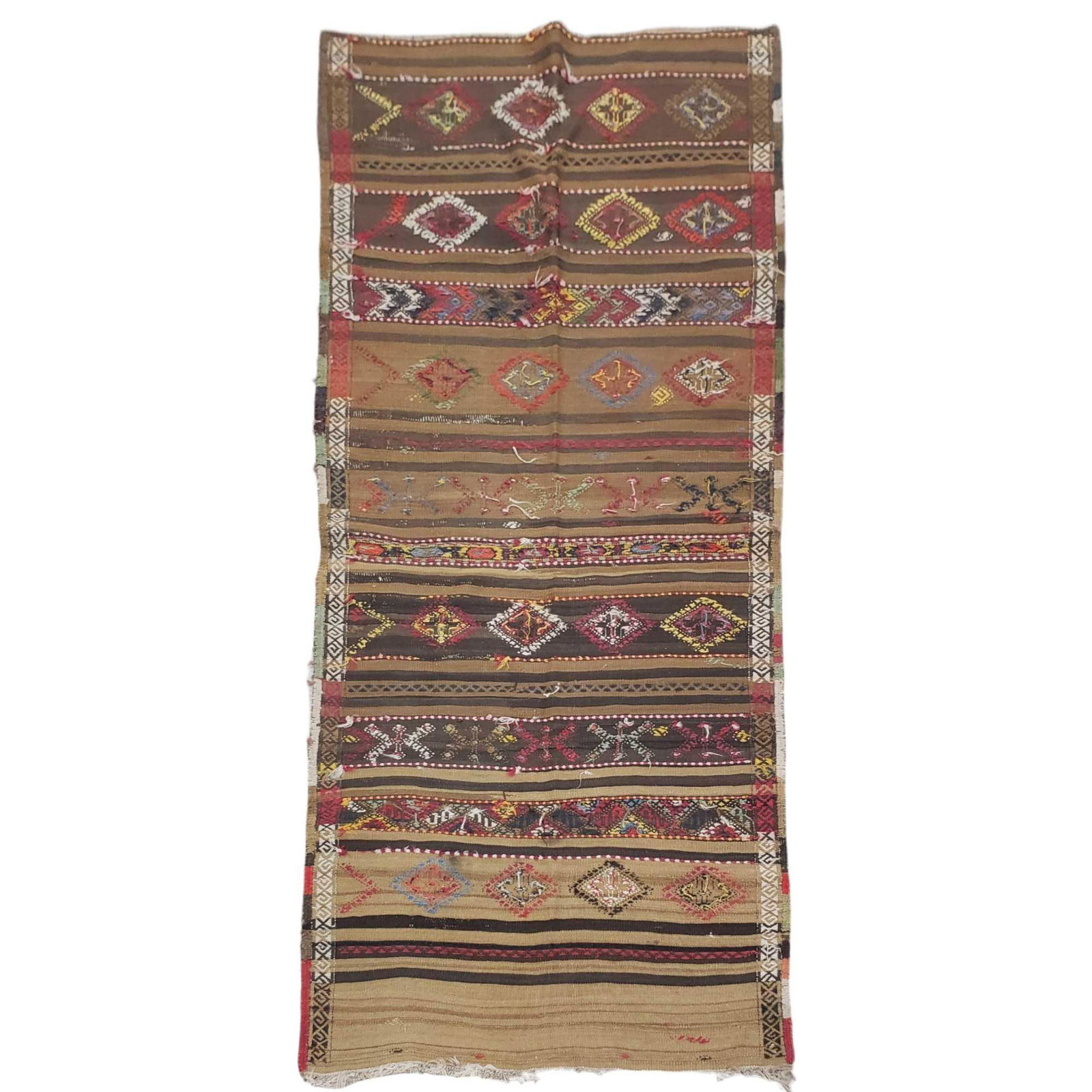 Early Woven Kilim Throw - Carpet (1 of 11)