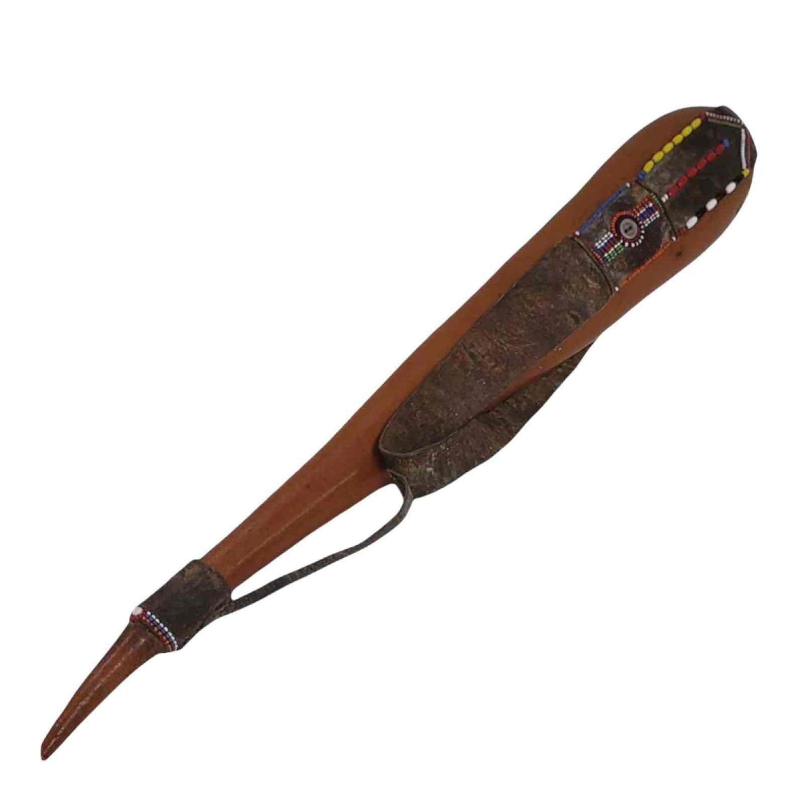 Maasai Beaded Water Gourd Vessel (1 of 10)