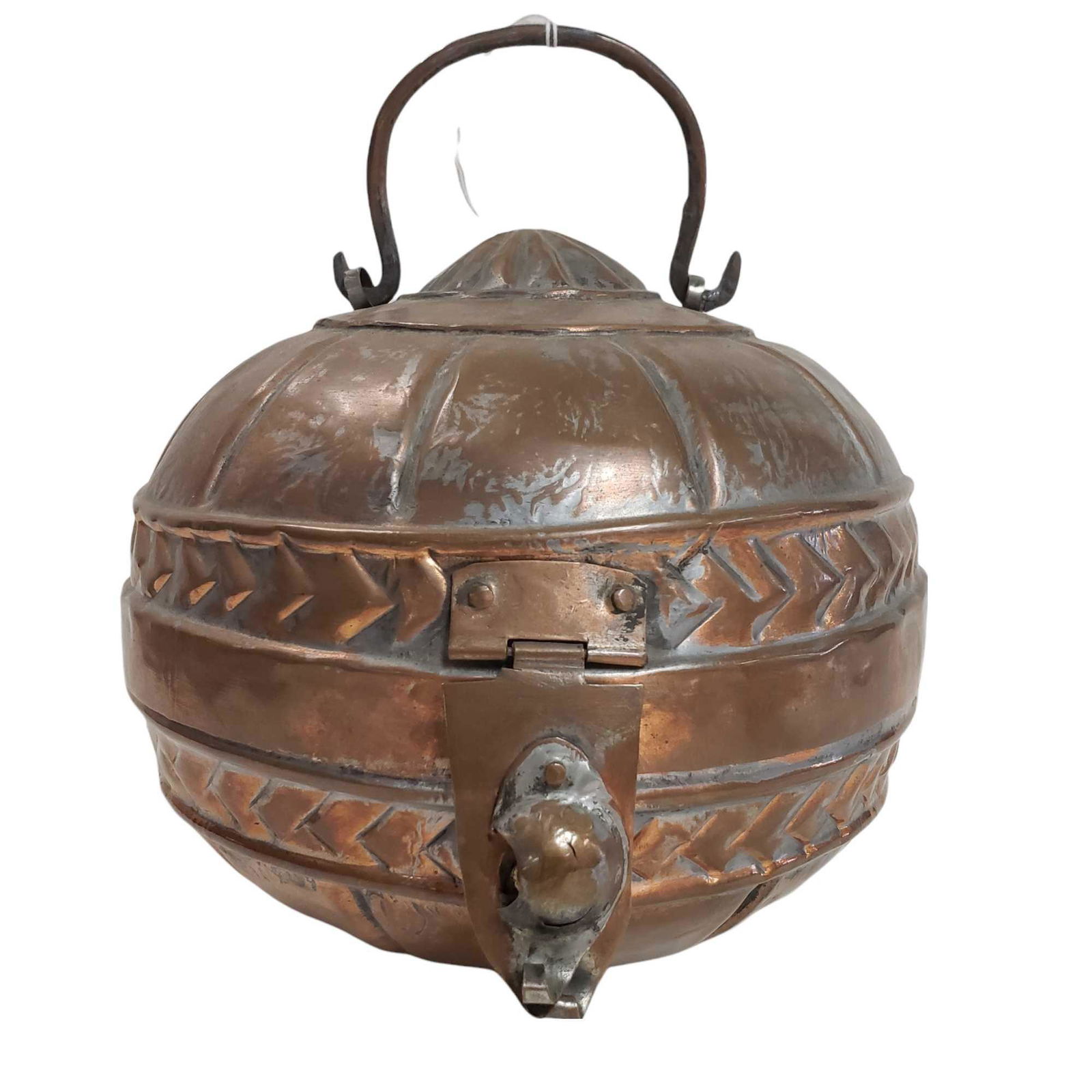 Greek or Ottoman Copper Box (1 of 14)