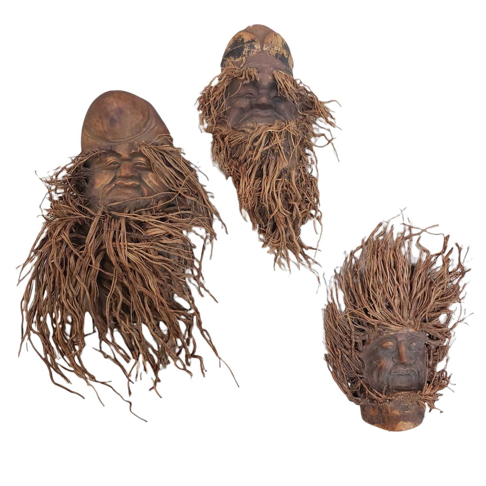 Three Bamboo Root Sculptures (1 of 12)