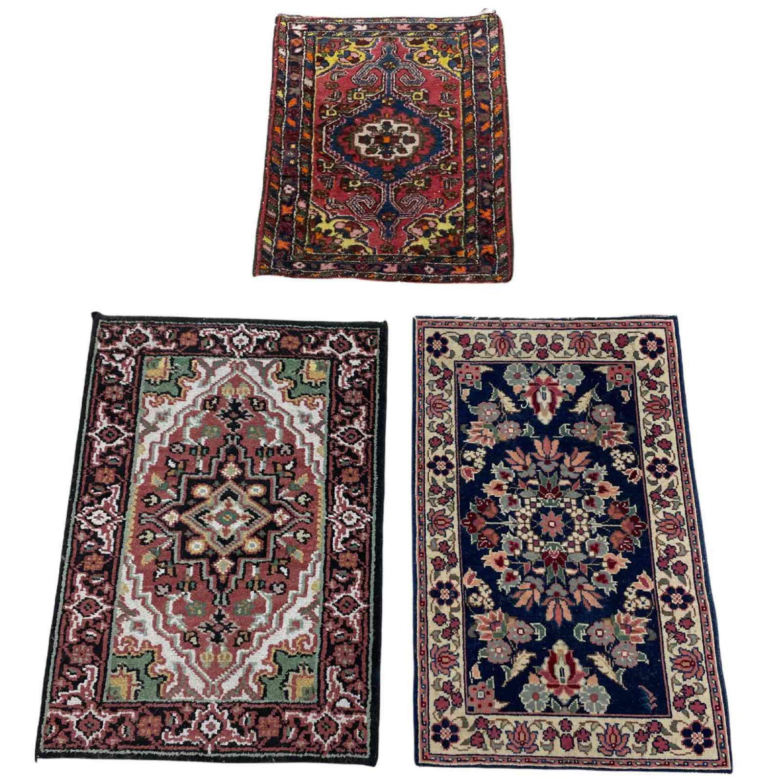Three (3) Small Oriental Style Area Rugs (1 of 19)