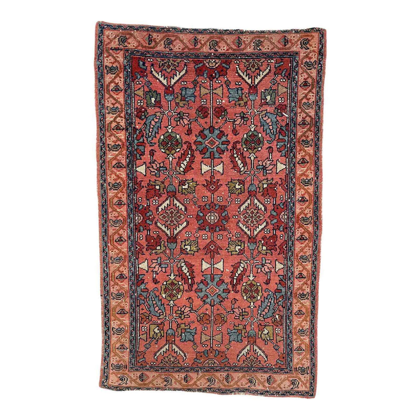 Small Antique Sarouk Rug (1 of 16)