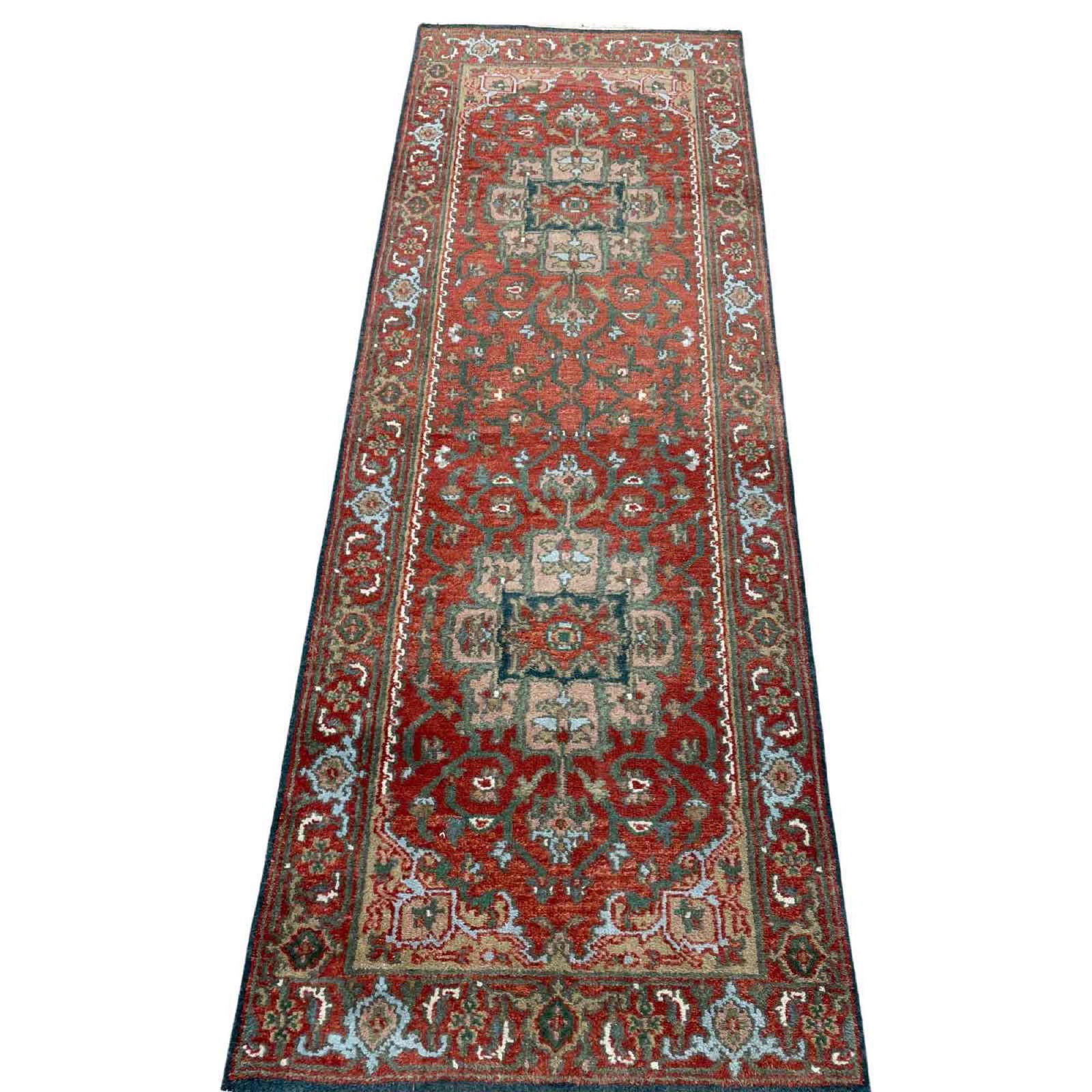 Semi Antique Sarouk 8ft Hall Runner (1 of 20)