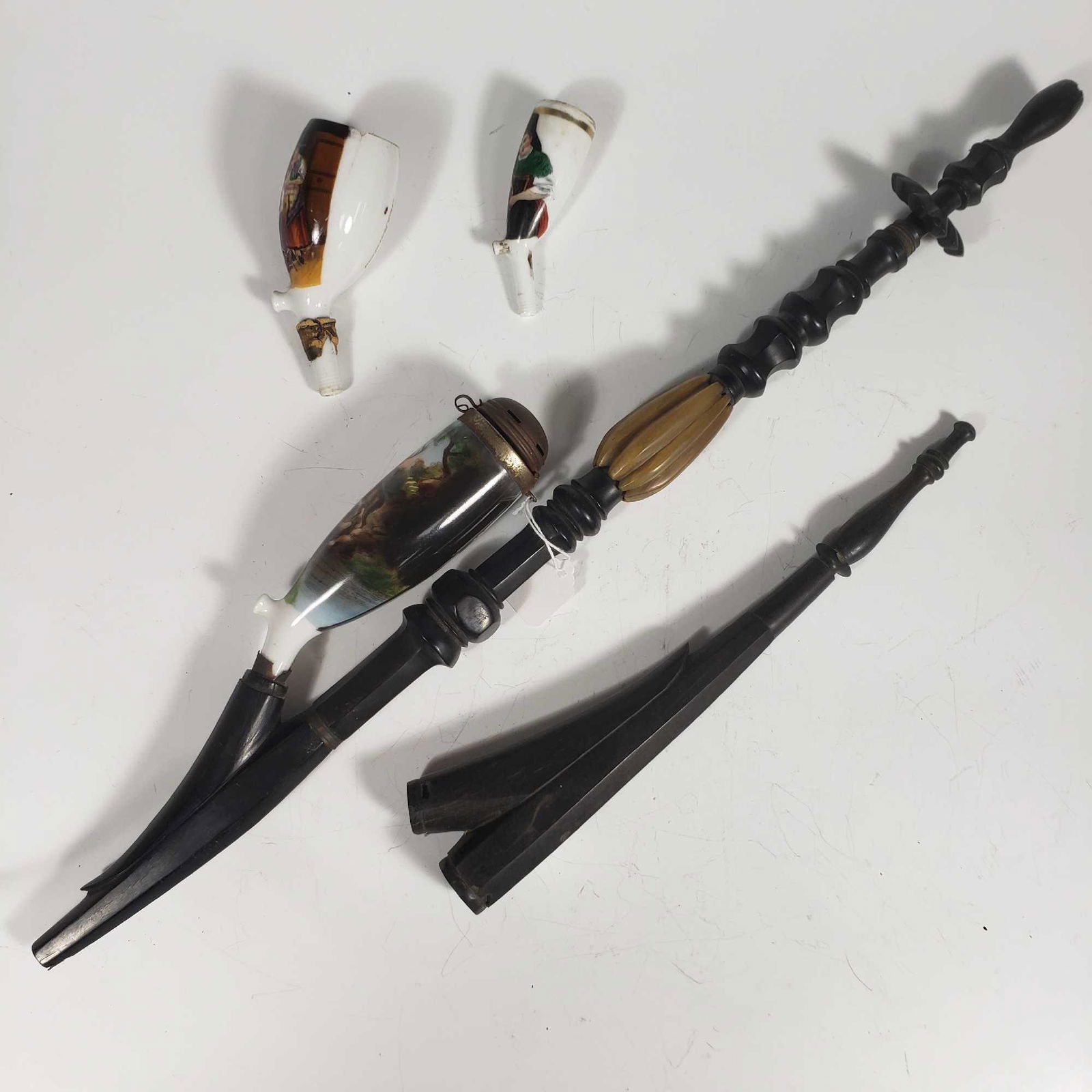 Antique German Porcelain Pipes Mar 27, 2022 Premier Auction Galleries in OH