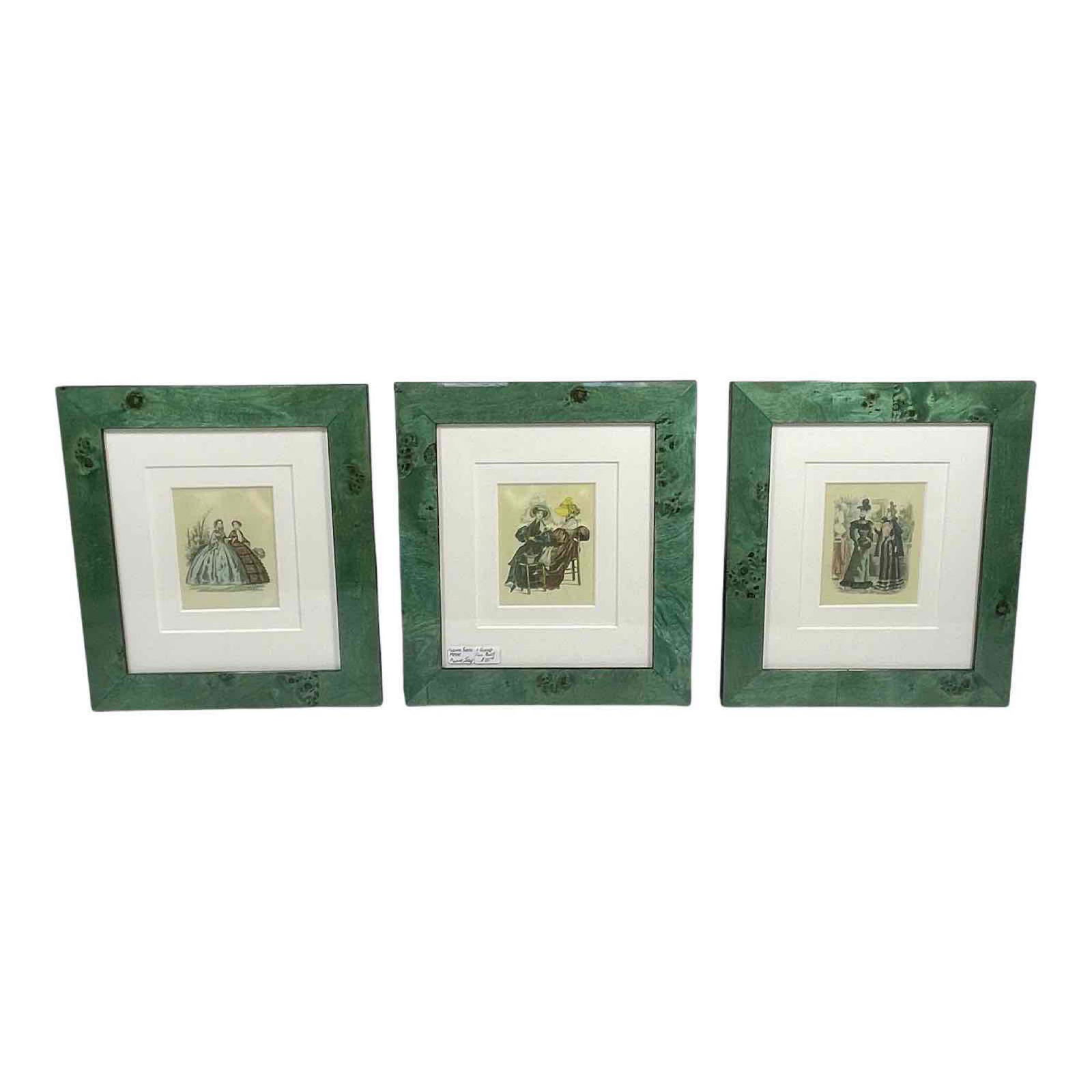 Three (3) Edizioni Beatrice D'este Fashion Prints on Silk (1 of 19)