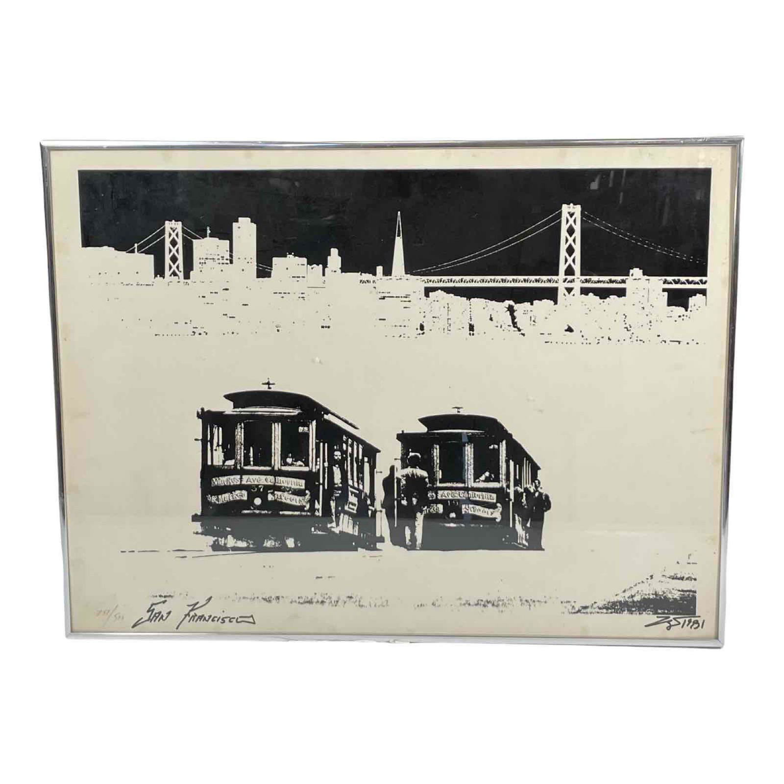 San Francisco Limited Edition 251/500 Framed Litho (1 of 12)