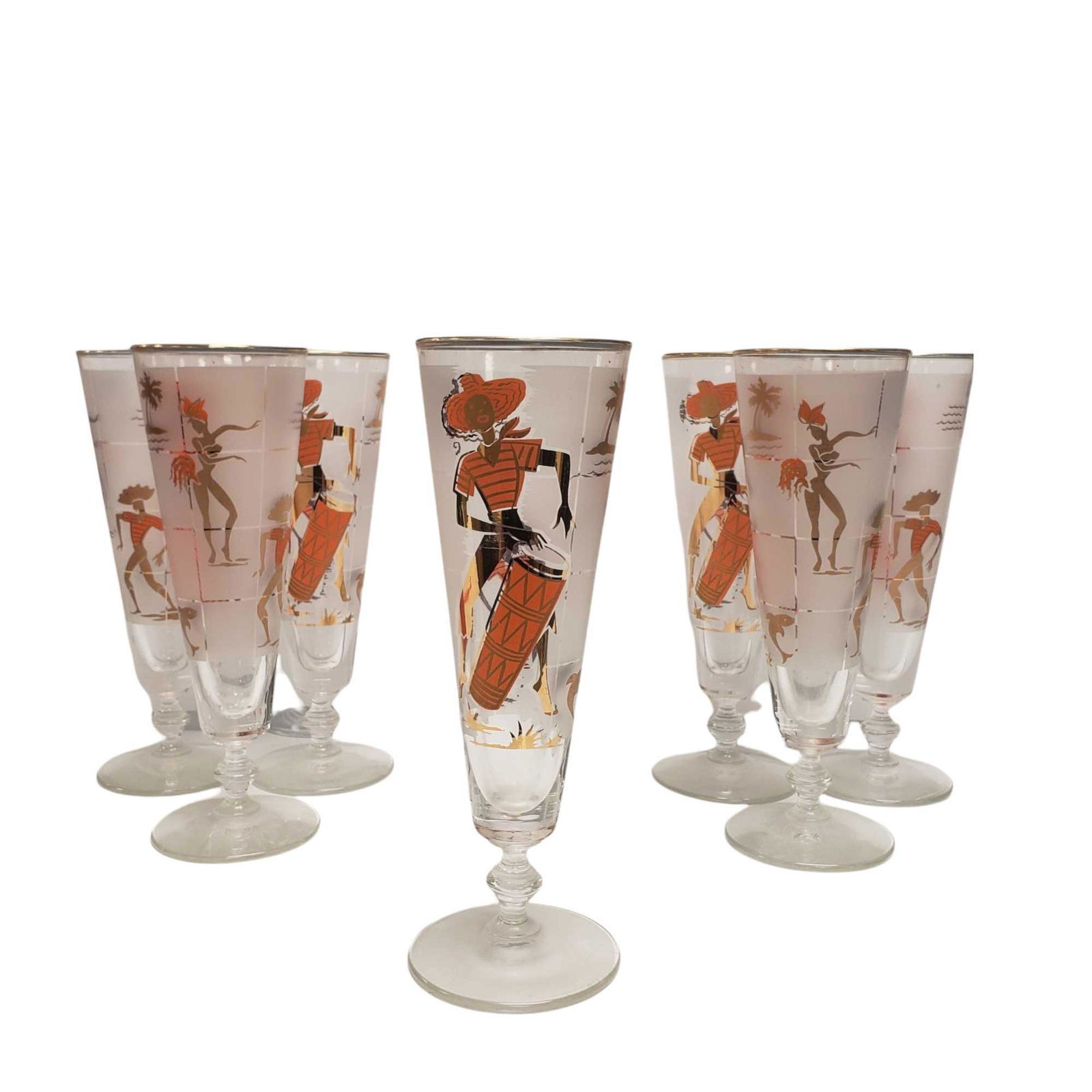 MCM Pilsner Festive South American Themed Glasses (7) (1 of 14)