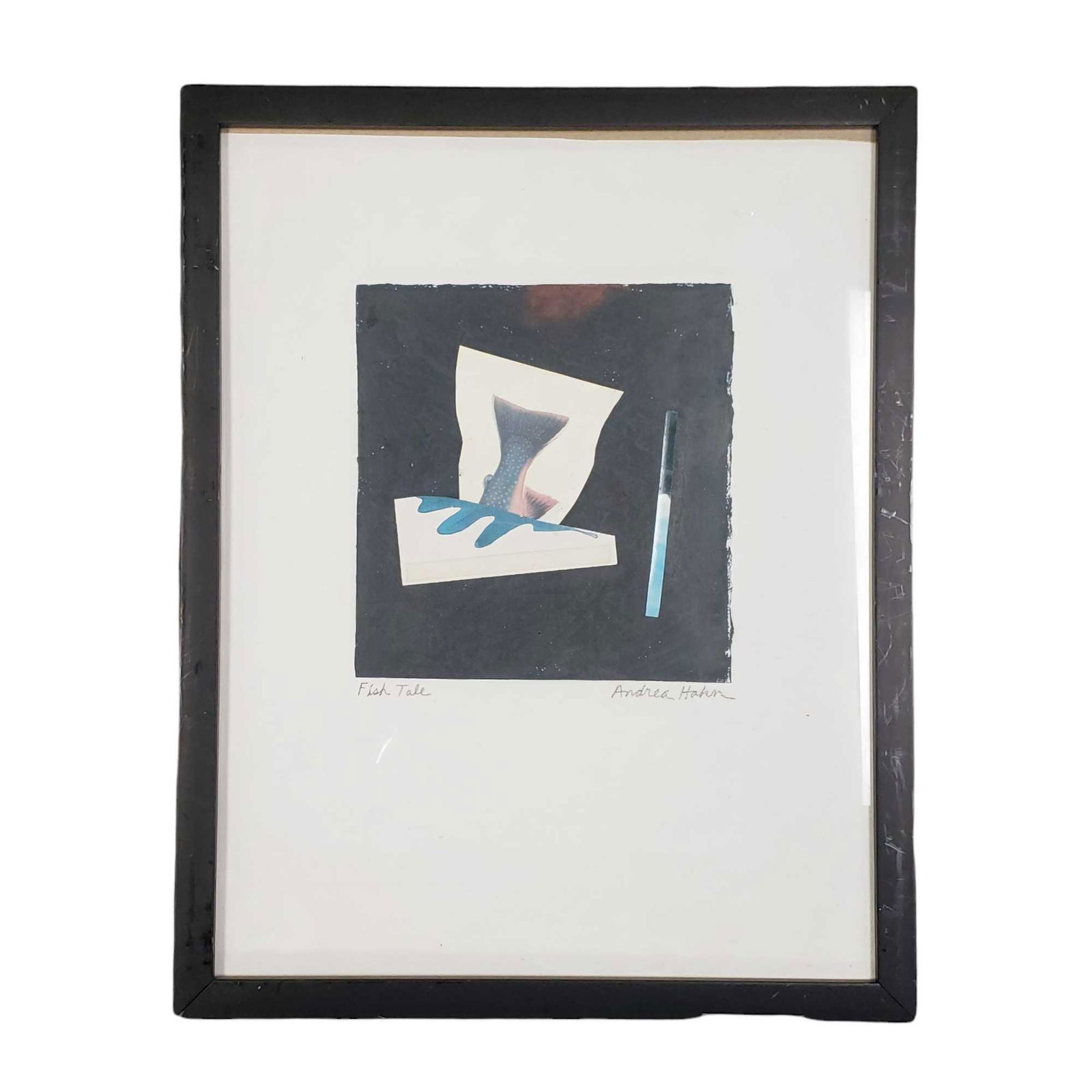 Andrea Hahn "Fish Tale" Mixed Media Artwork (1 of 11)