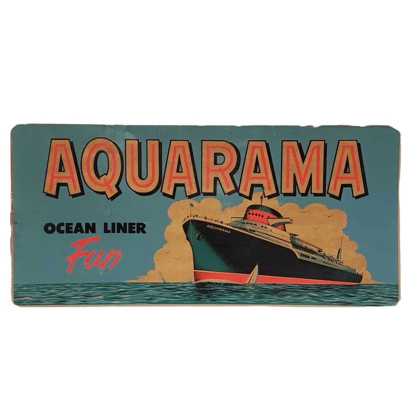 MCM Aquarama Ocean Liner Fun Sign (1 of 11)