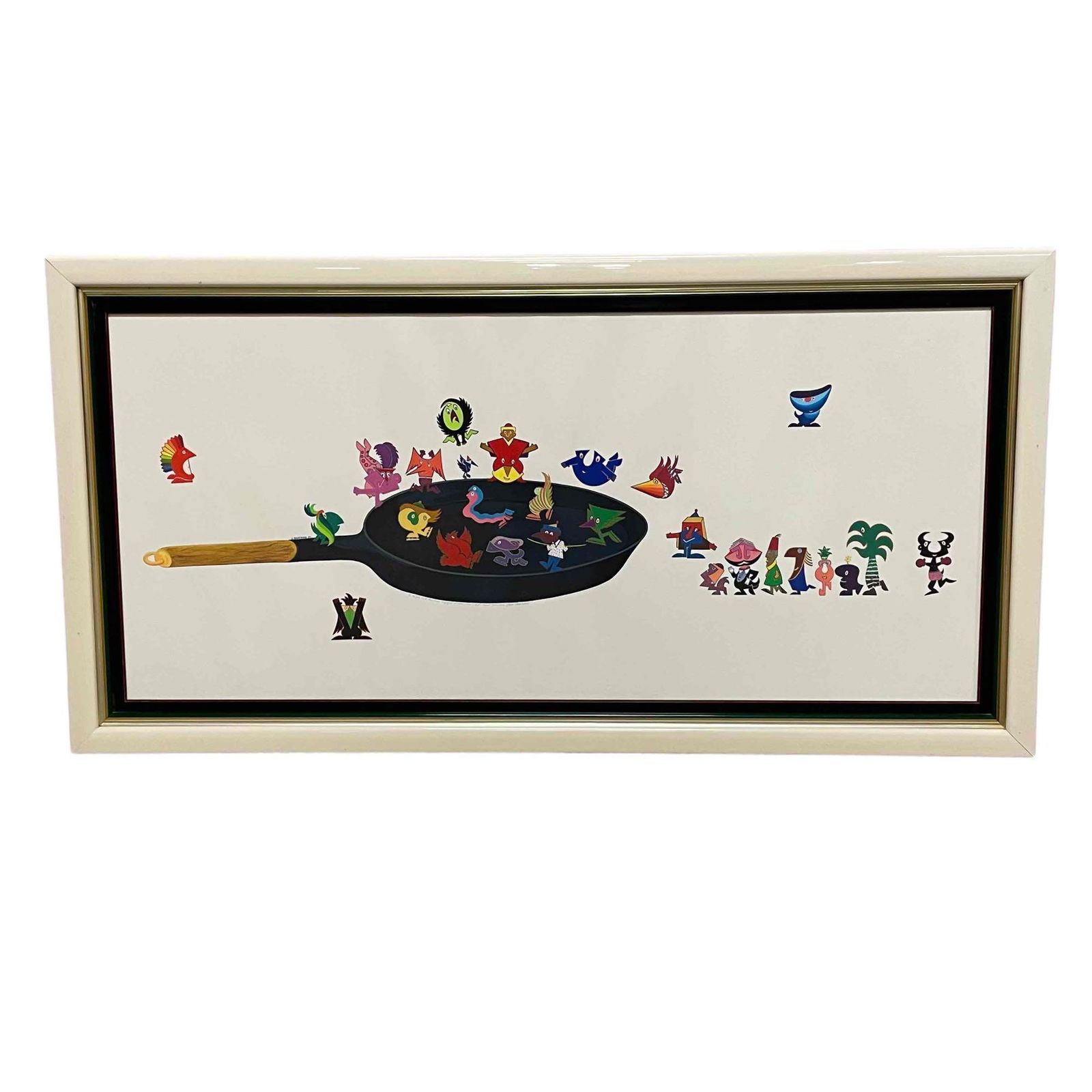 Jean Sariano Signed Original Acrylic on Paper (1 of 20)