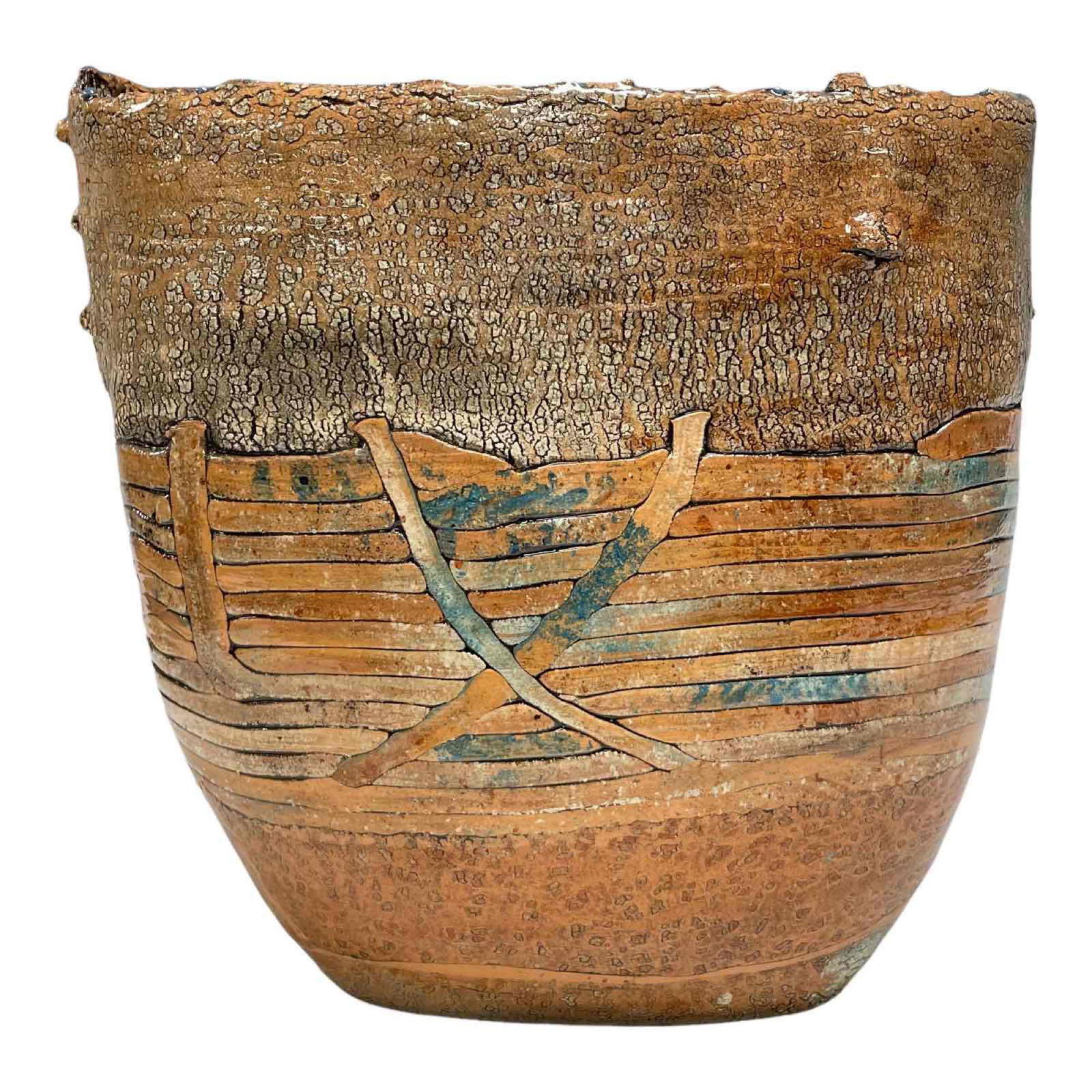 South Western Ceramic Planter Artist Signed (1 of 19)