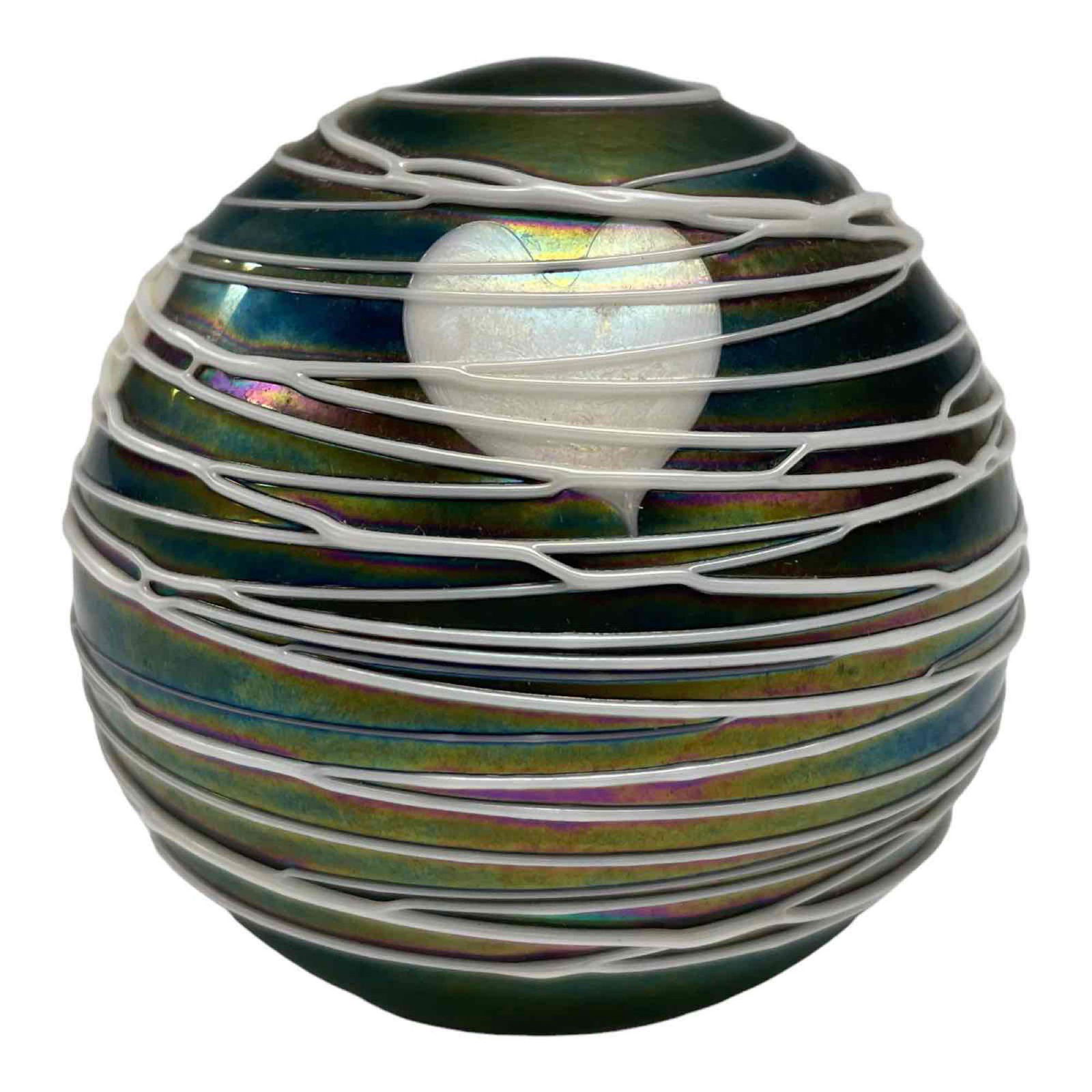 Terry Crider 1979 Art Glass Paperweight Signed (1 of 12)