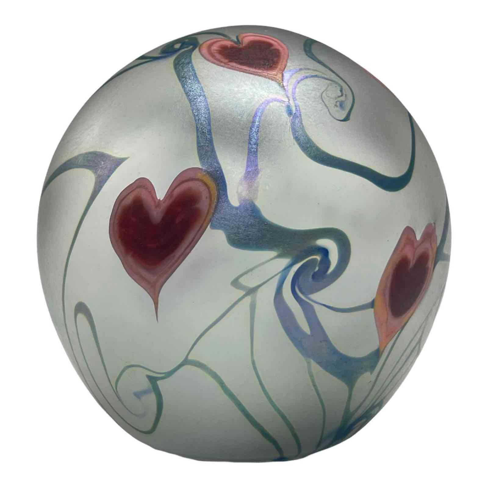 Vandermark Vintage  Art glass Paperweight Signed (1 of 15)