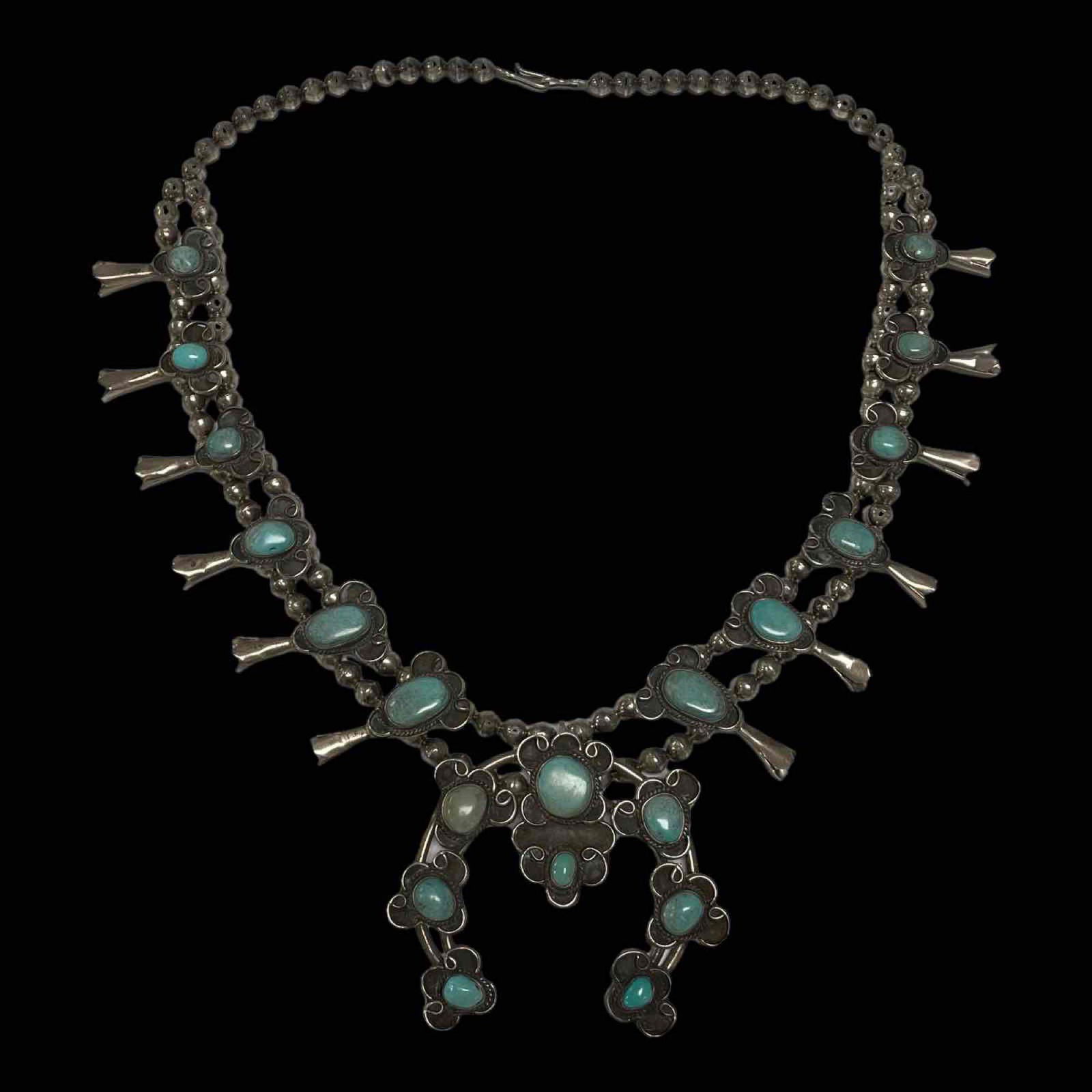 Vintage Squash Blossom Necklace (1 of 20)