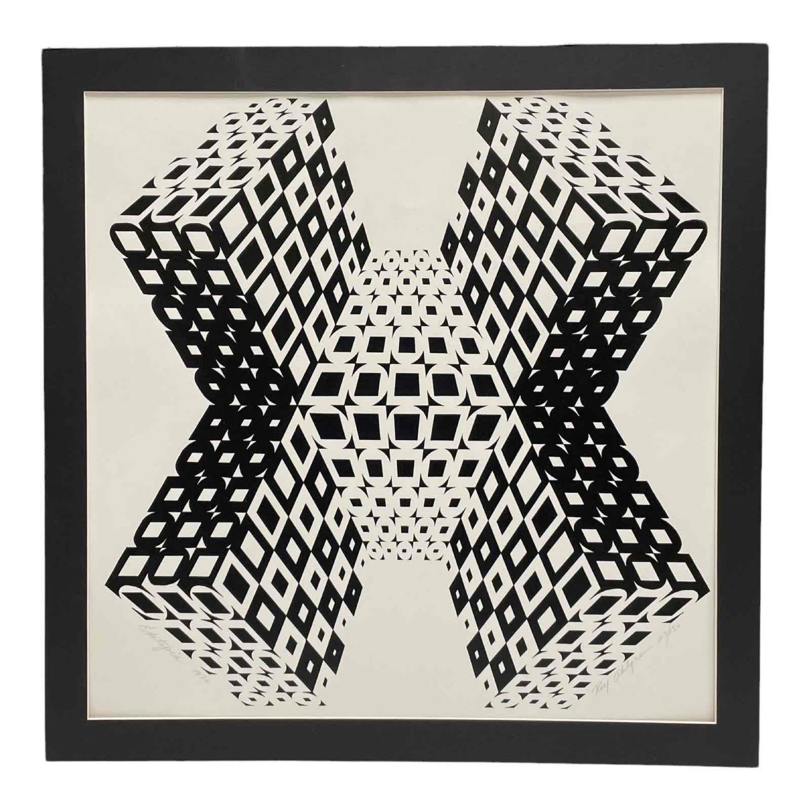 Roy Ahlgren "Exatopia" Serigraph 1970 (1 of 13)