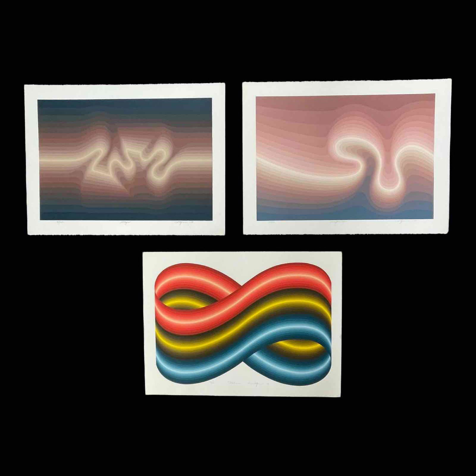 Three Roy Ahlgren Serigraphs 1978-1986 (3) (1 of 20)