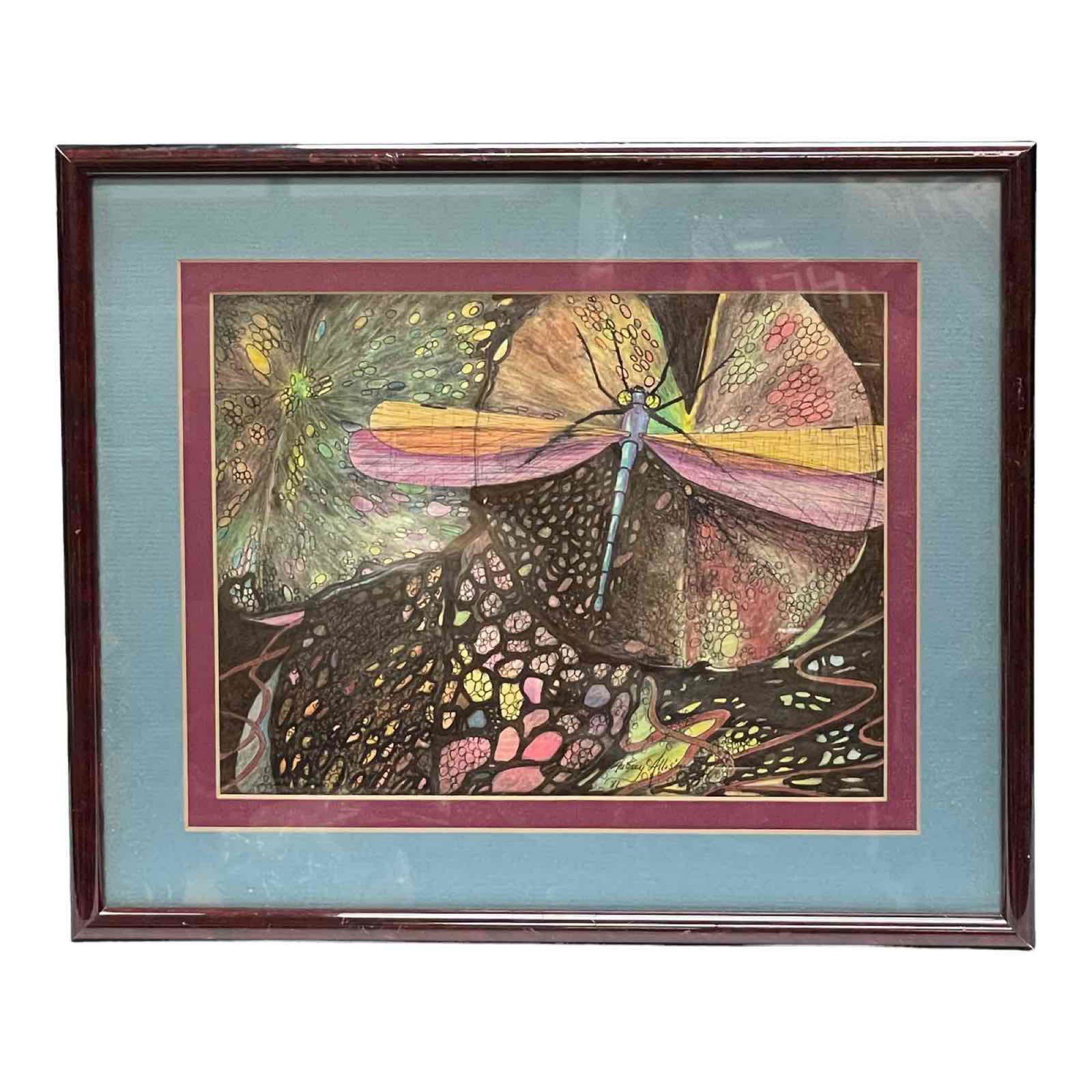 Aubrey Allison Mixed Media Painting 1981 (1 of 13)