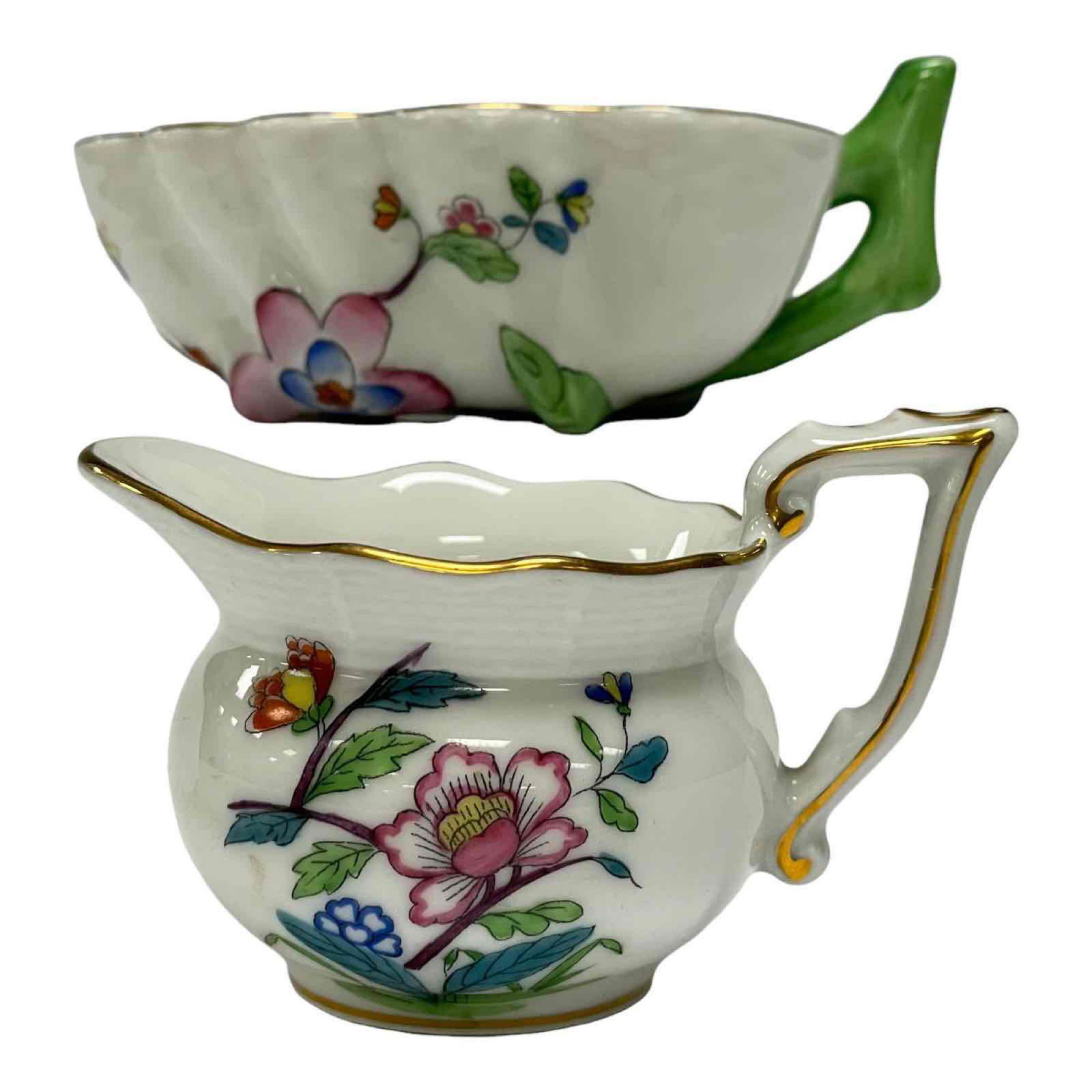 Herend Hungary Porcelain Cream and Sugar (1 of 19)