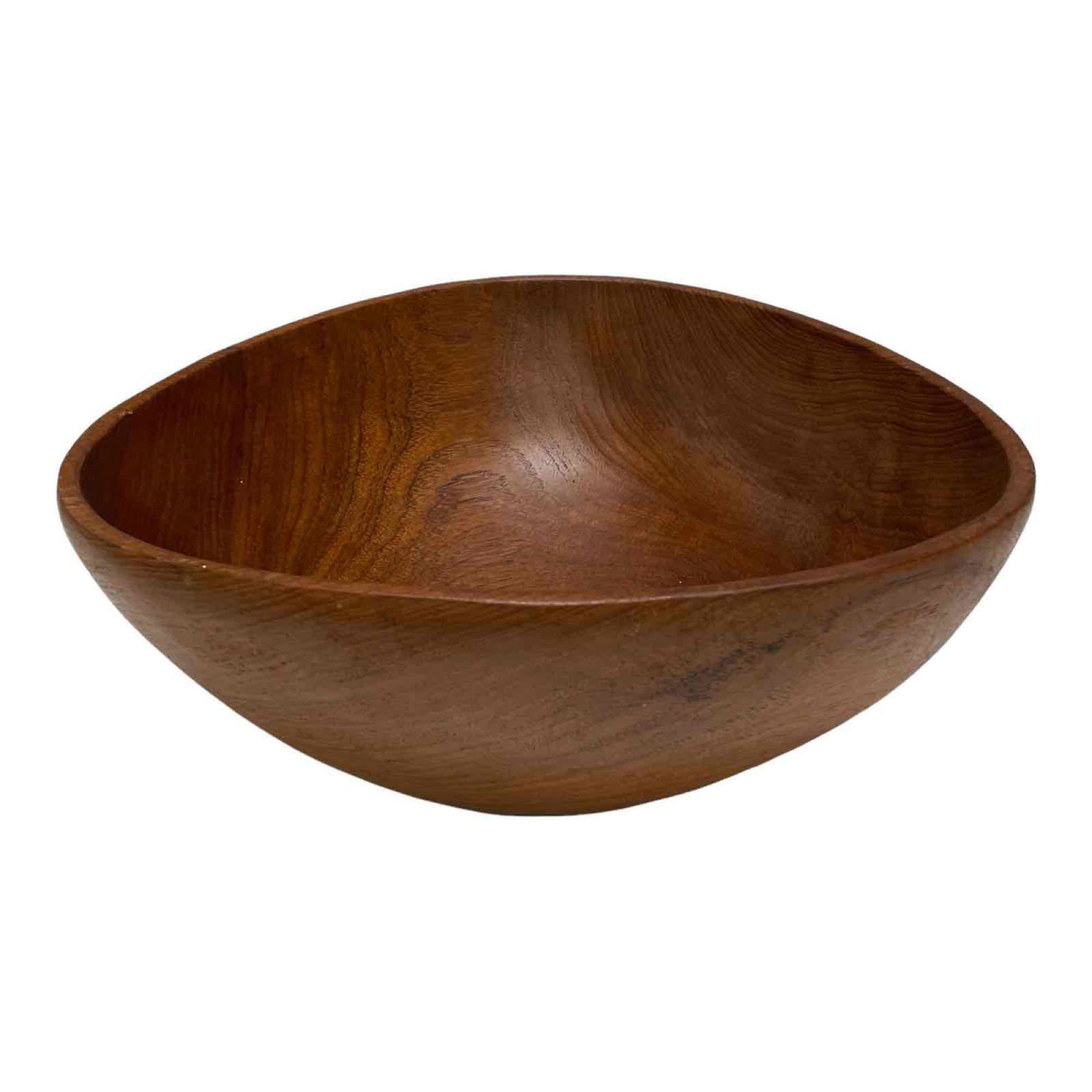 Mid Century Guitar Pic Shaped Teak Bowl (1 of 16)