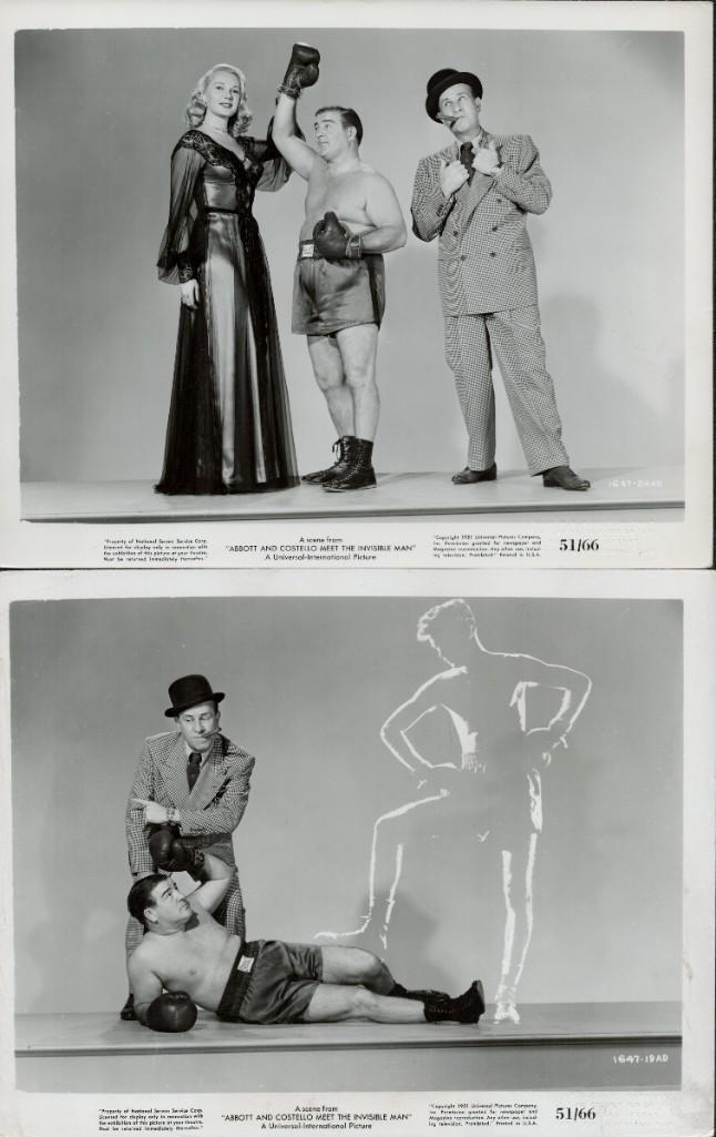 ABBOTT AND COSTELLO MEET THE INVISIBLE MAN - ORIGINAL STILLS (1 of 10)