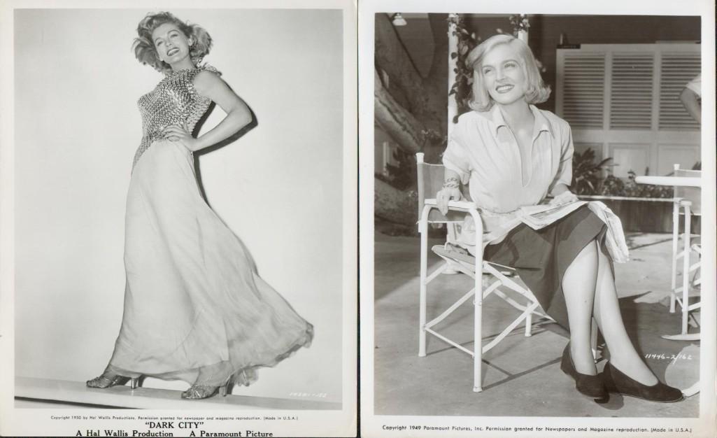 LIZABETH SCOTT - ORIGINAL PORTRAIT STILLS: 8x10, 1940's-1950's, U.S., various studios B+ condition Quantity: 12