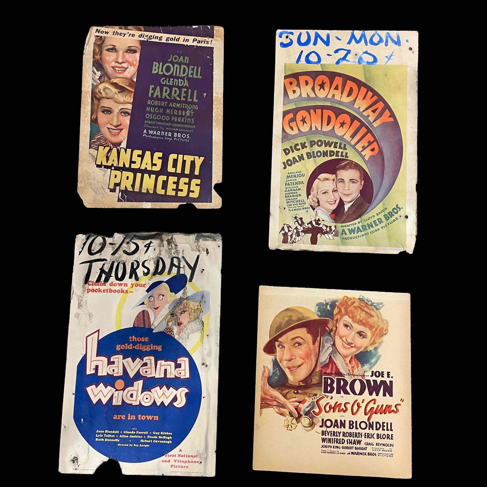 JOAN BLONDELL - FOUR WINDOW CARDS (1 of 20)