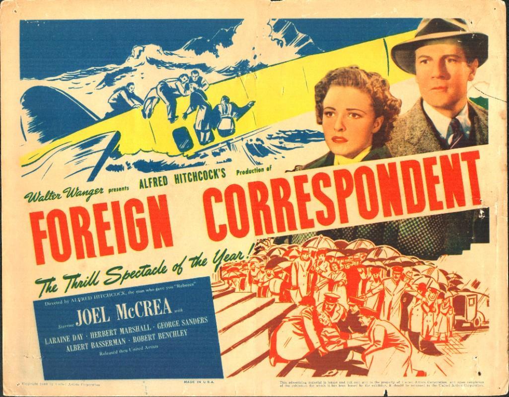 FOREIGN CORRESPONDENT - TITLE CARD (1 of 1)