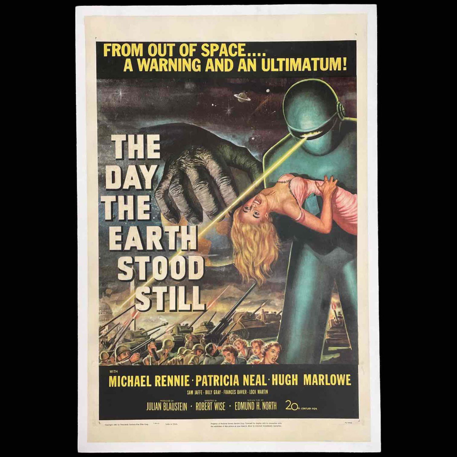 DAY THE EARTH STOOD STILL, THE - ONE SHEET (1 of 9)