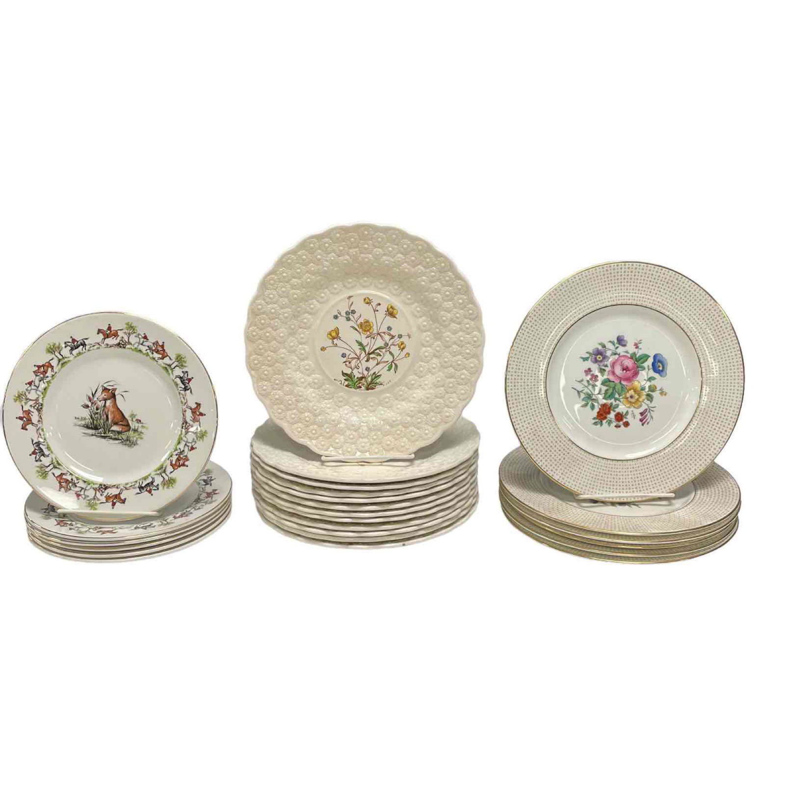 24 Porcelain Serving Plates (24) (1 of 17)