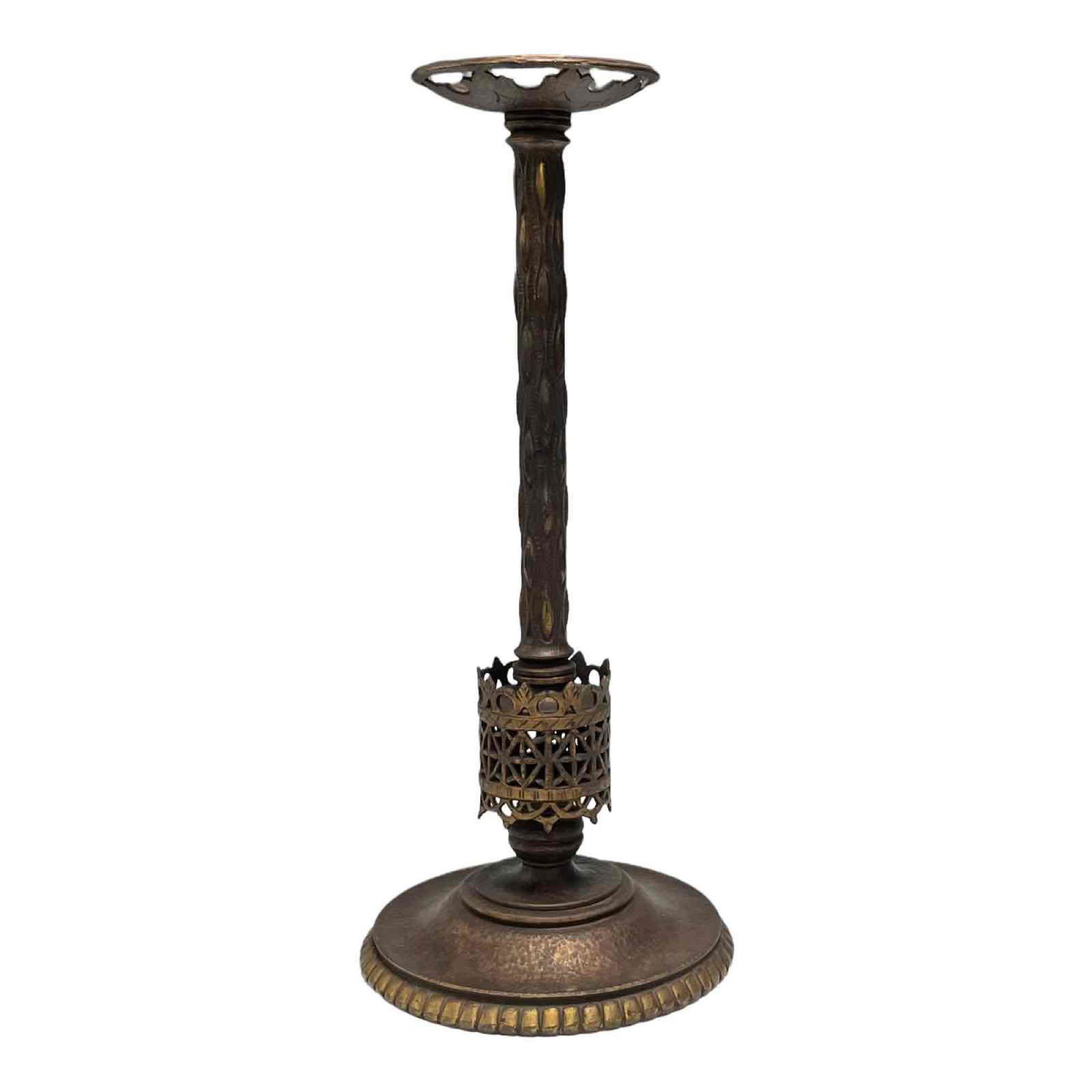 Signed OSCAR BACH Bronze Art Deco Lamp Base (1 of 20)