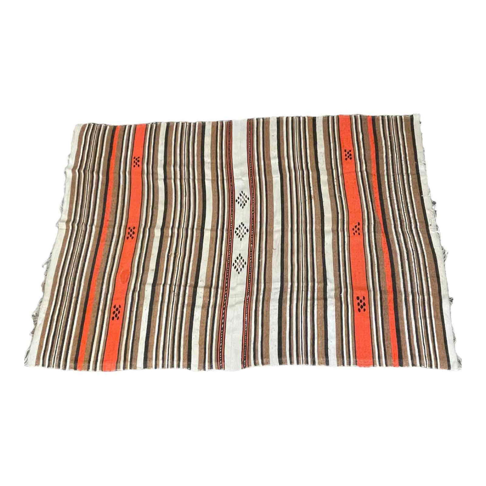 Vintage Striped Navajo Throw Blanket / Textile (1 of 15)