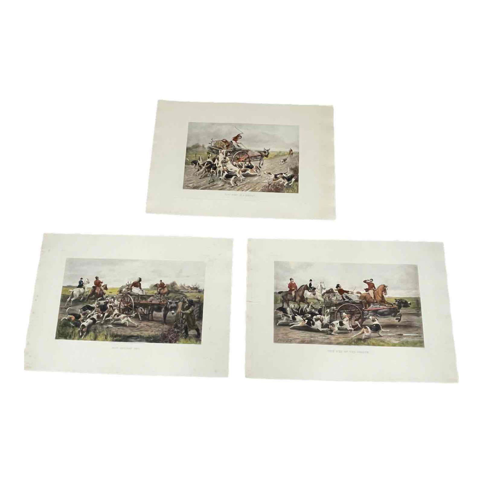 19th Century Colored English Engravings after Alfred Strutt (1 of 20)