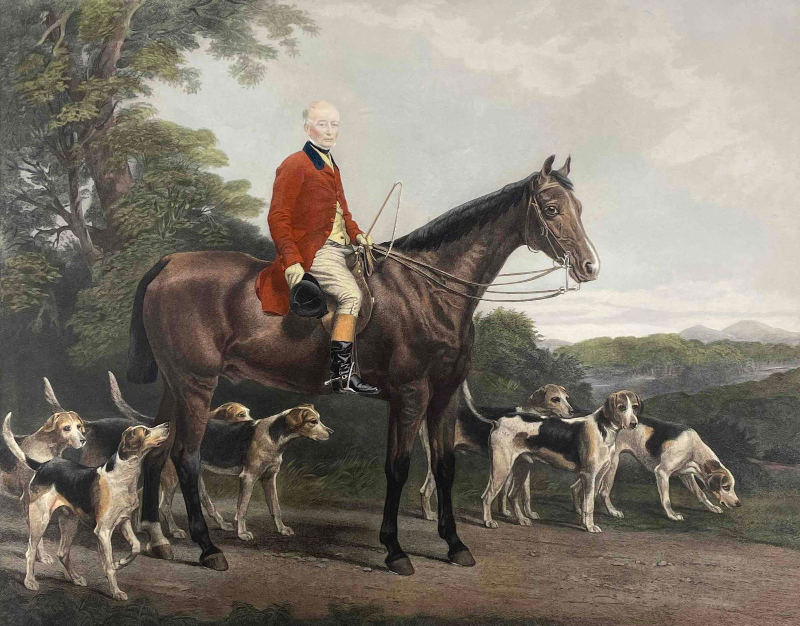 C.G Lewis English Fox Hunt Engraving after ROBERT FRAIN (1 of 14)