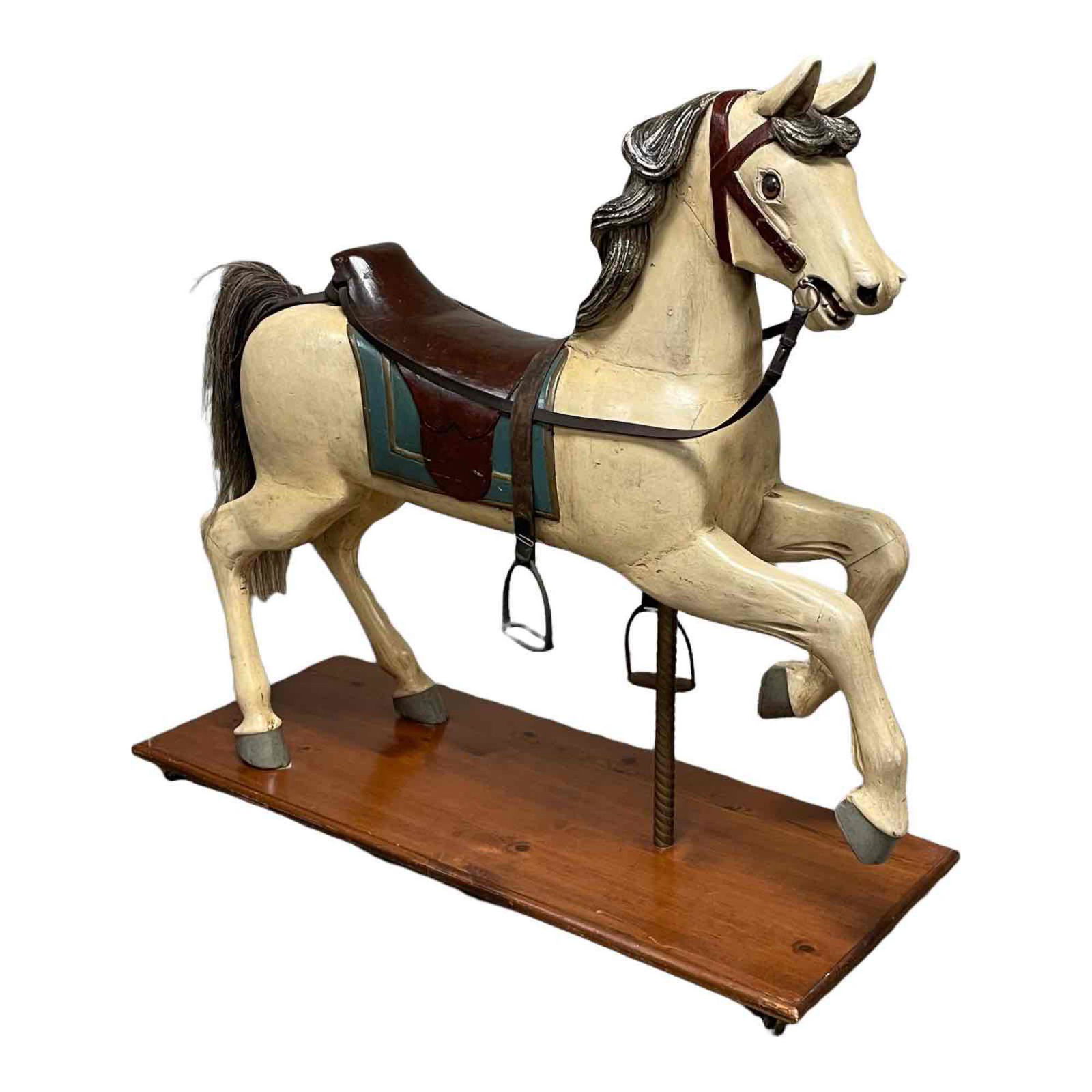 20th Century American Carved Wood Carousel House (1 of 20)