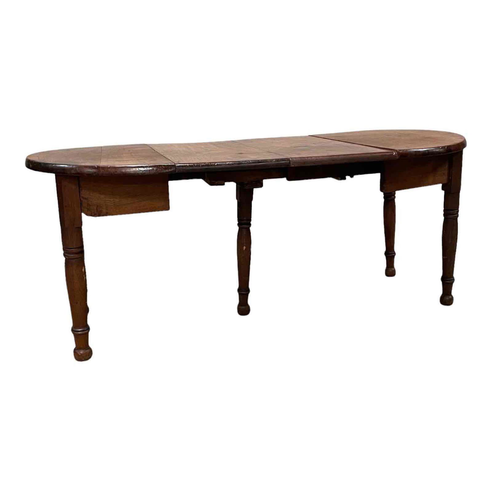 19th c. American Miniature Walnut Extension Table (1 of 20)