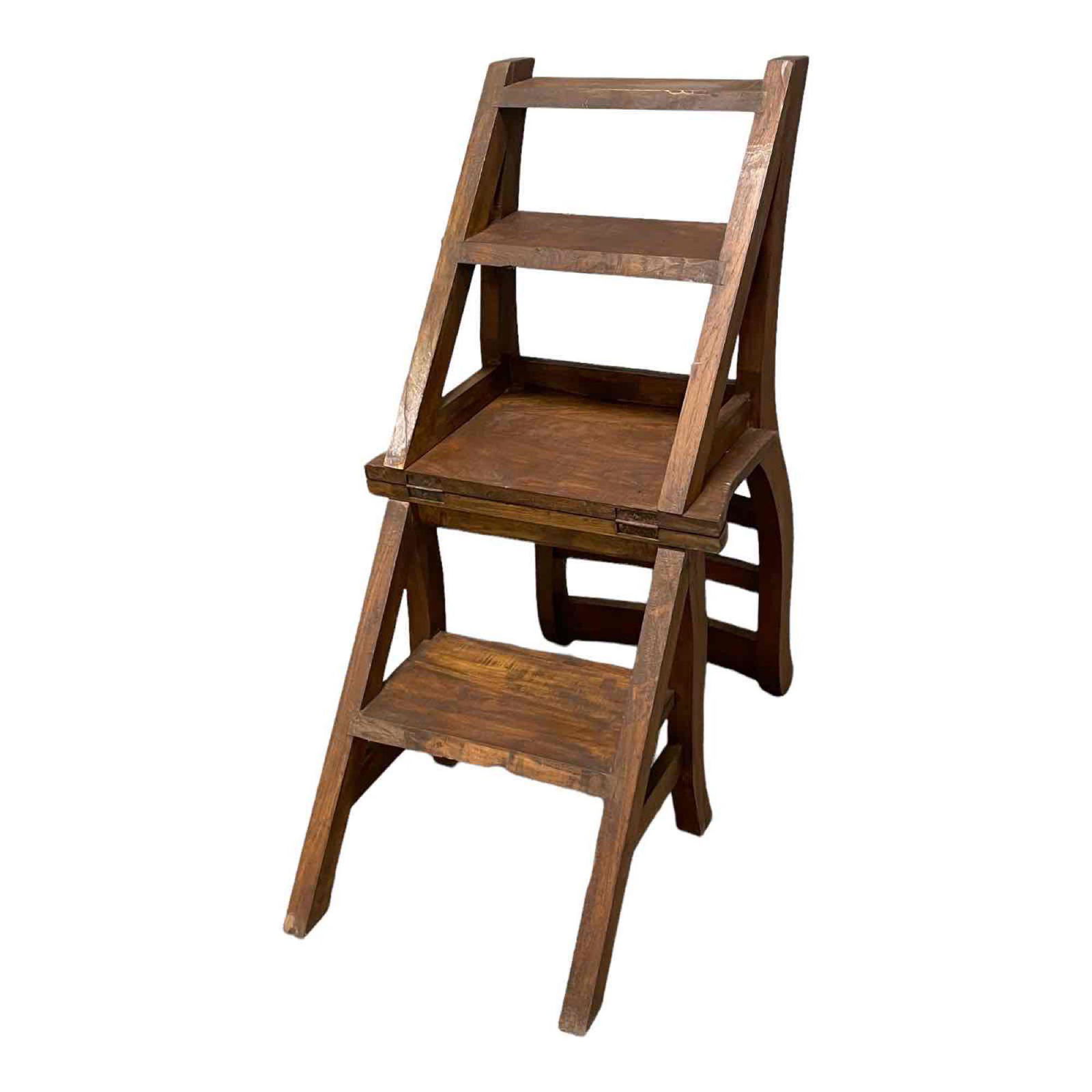 Arts and Crafts Metamorphic Library Steps / Chair (1 of 16)